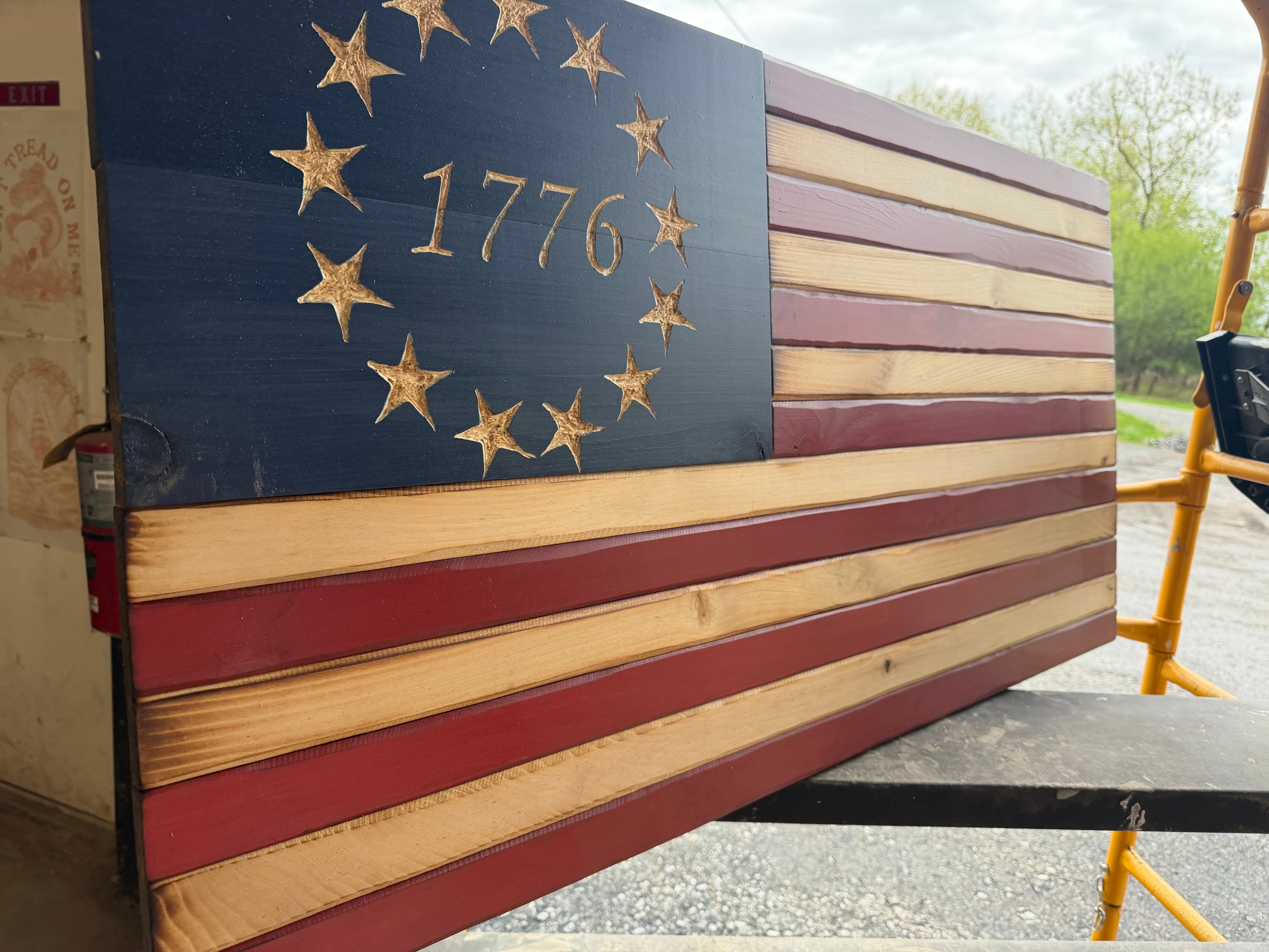 Large 46"x24" 1776 // Imperfections and or Damage See image for details / read description EXPEDITE 54