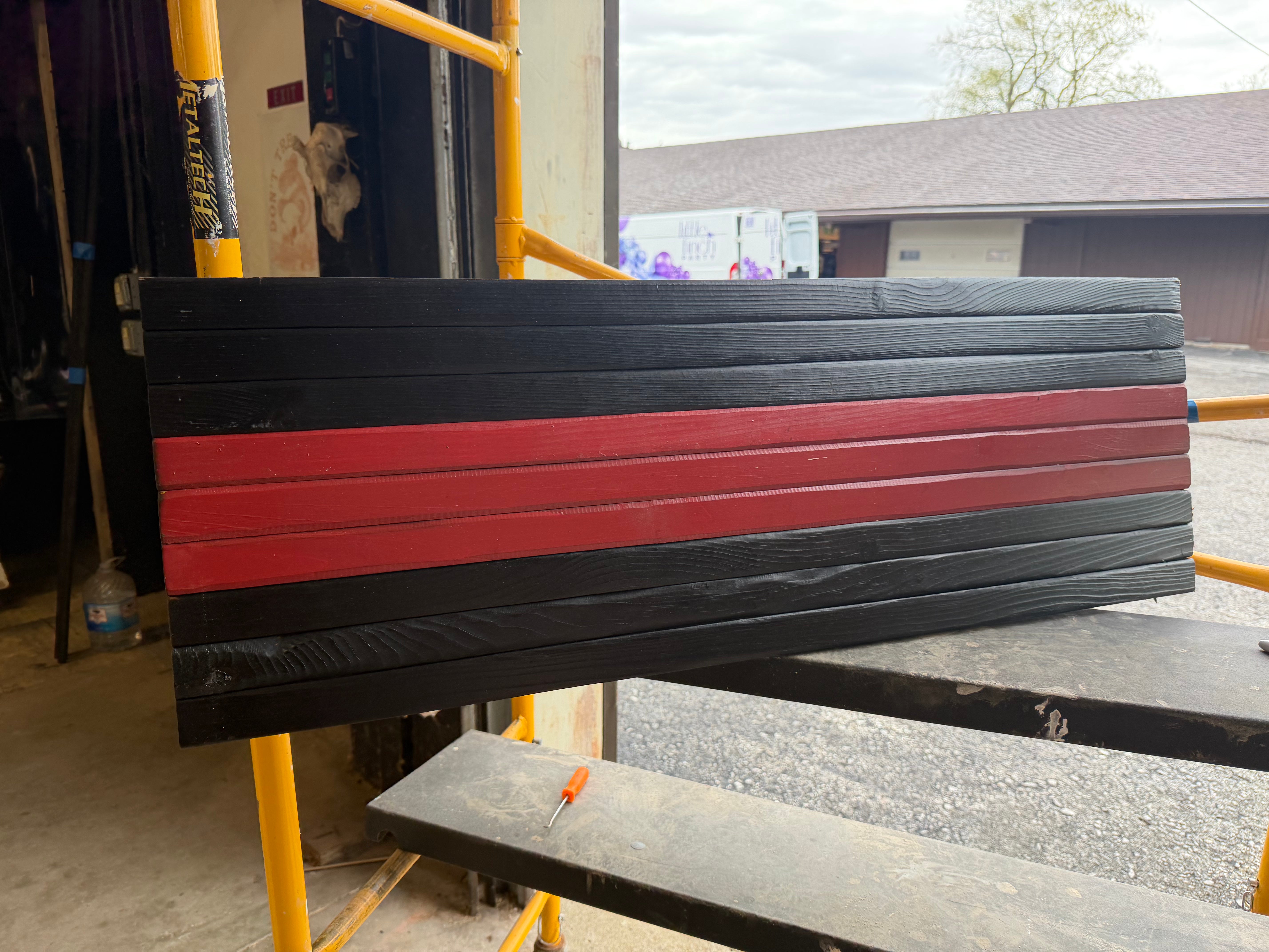 Medium 38x14 Thin Red Line // Imperfections and or Damage See image for details / read description EXPEDITE 67
