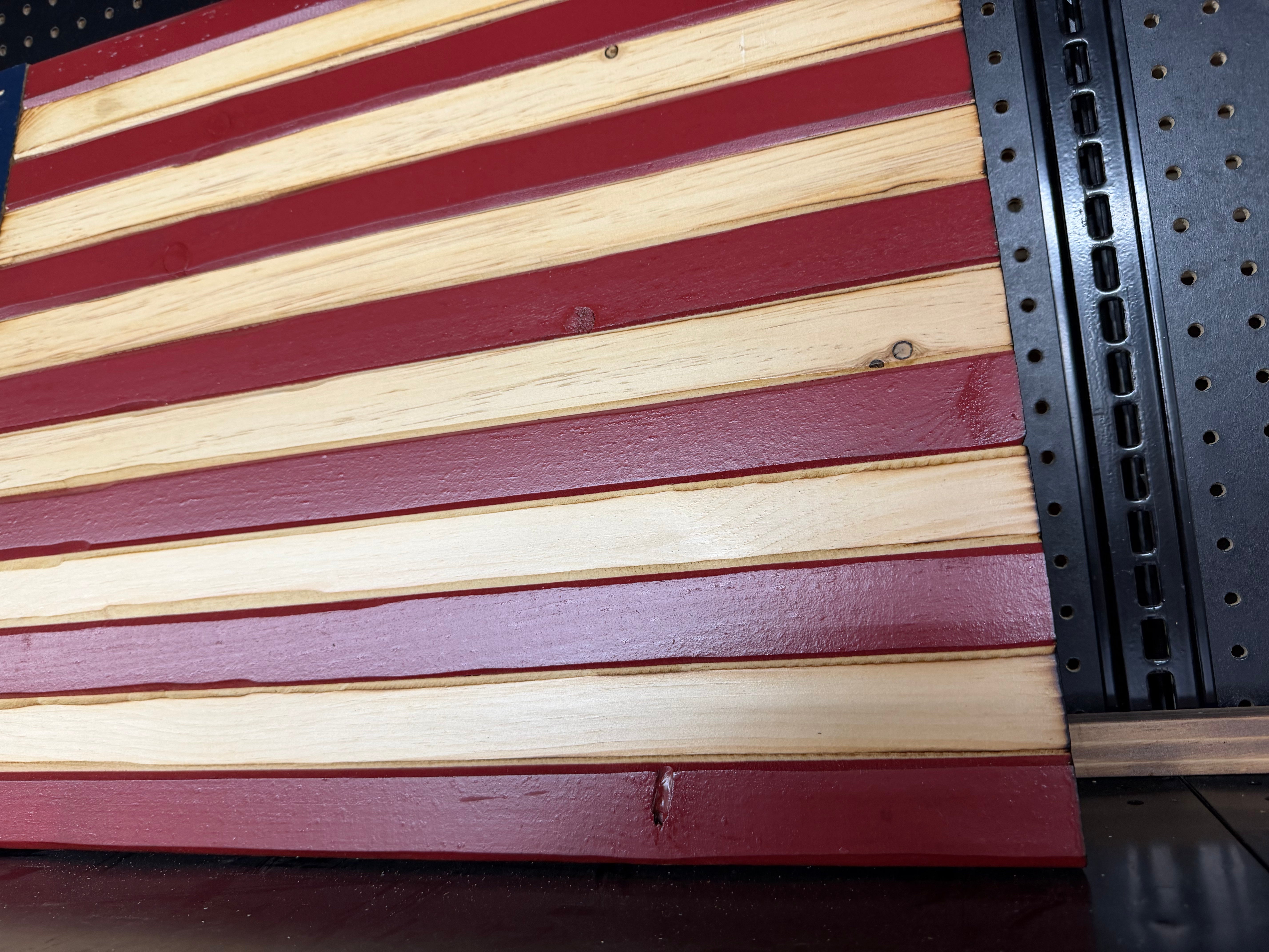Medium 38x19 Marine Old Glory // Imperfections and or Damage See image for details / read description EXPEDITE 017