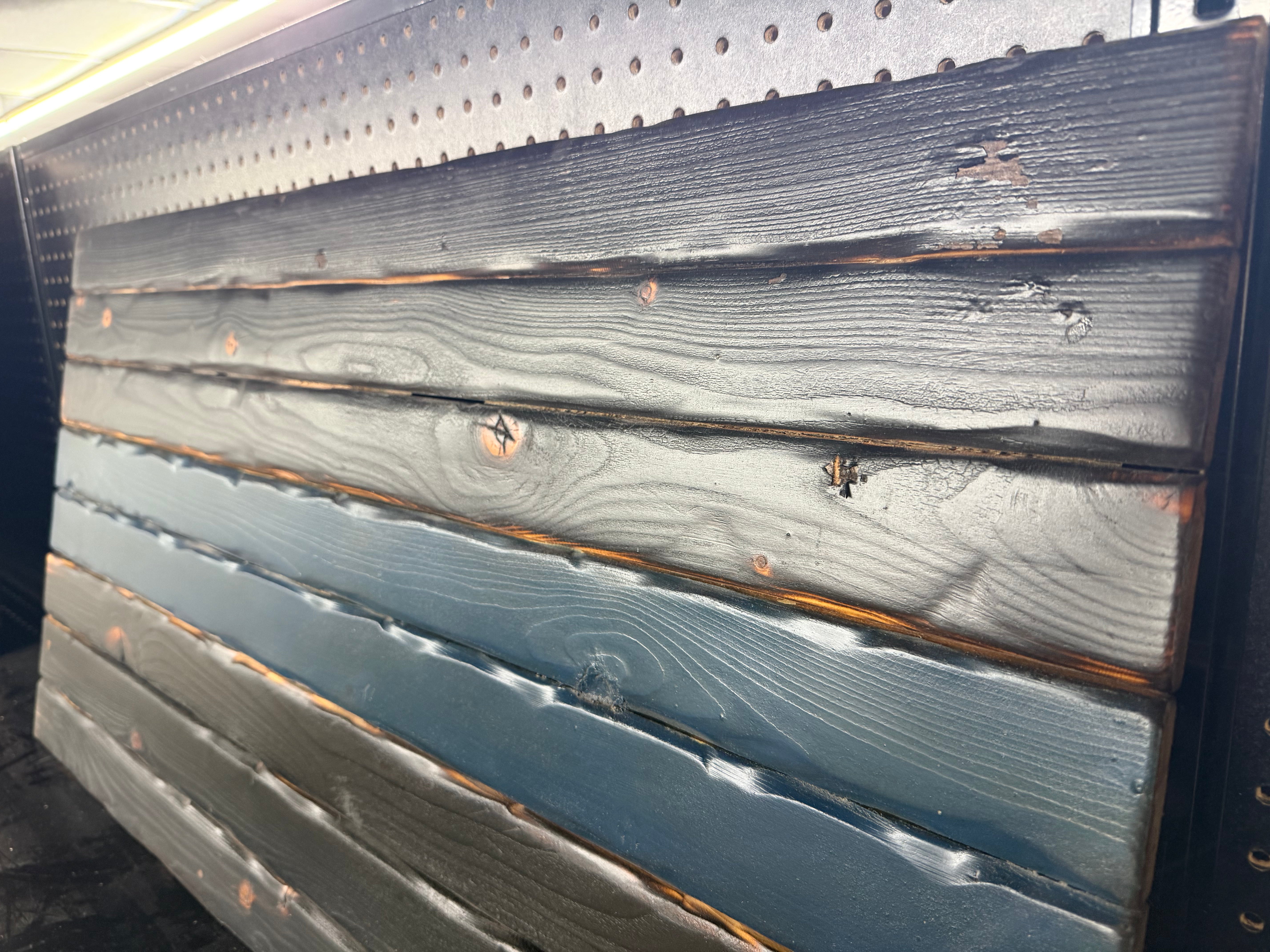 Medium 38x19 Thin Blue Line // Imperfections and or Damage See image for details / read description EXPEDITE 621