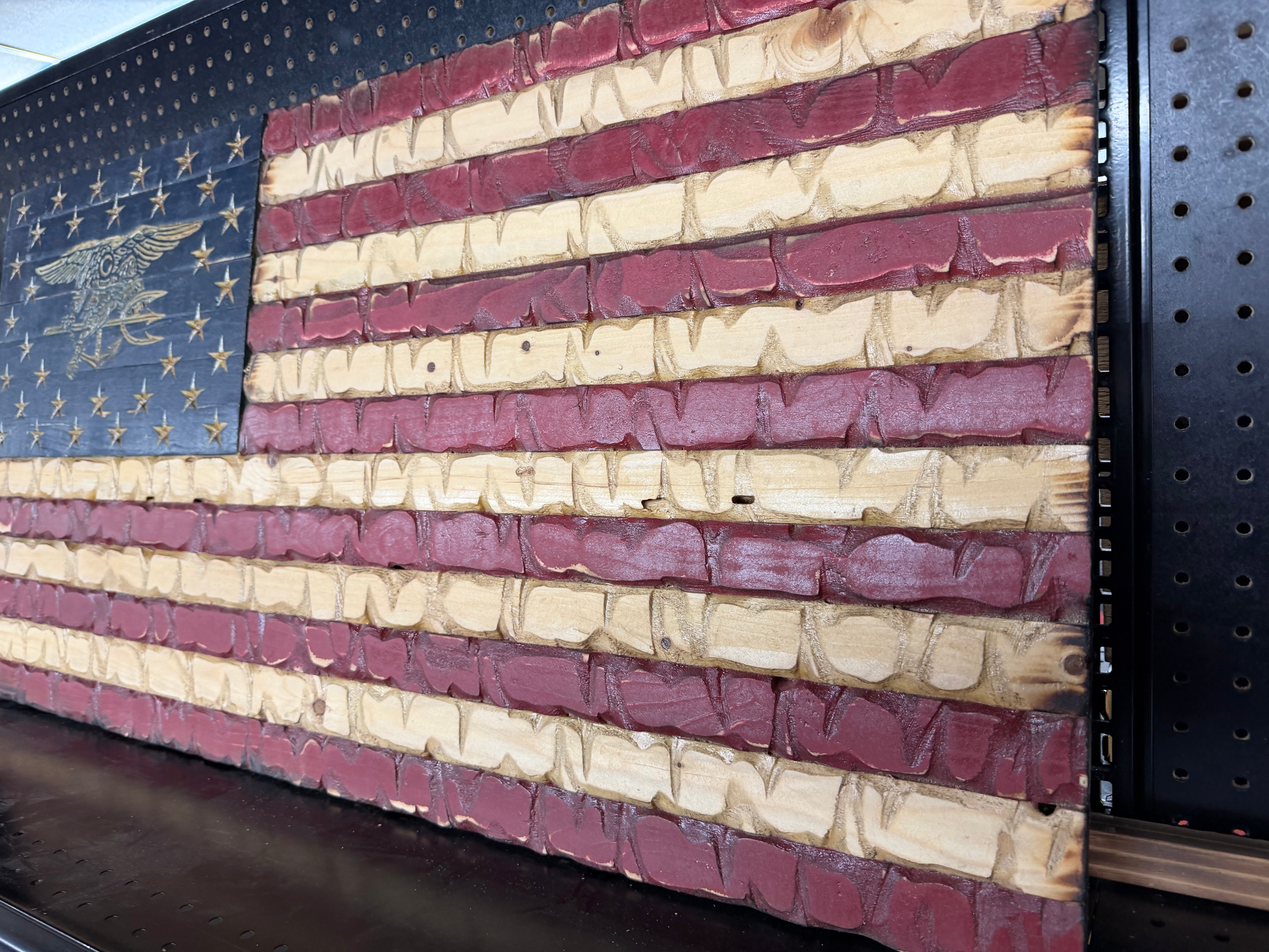 Medium 38x19 Navy Seal Rustic Glory // Imperfections and or Damage See image for details / read description EXPEDITE 621