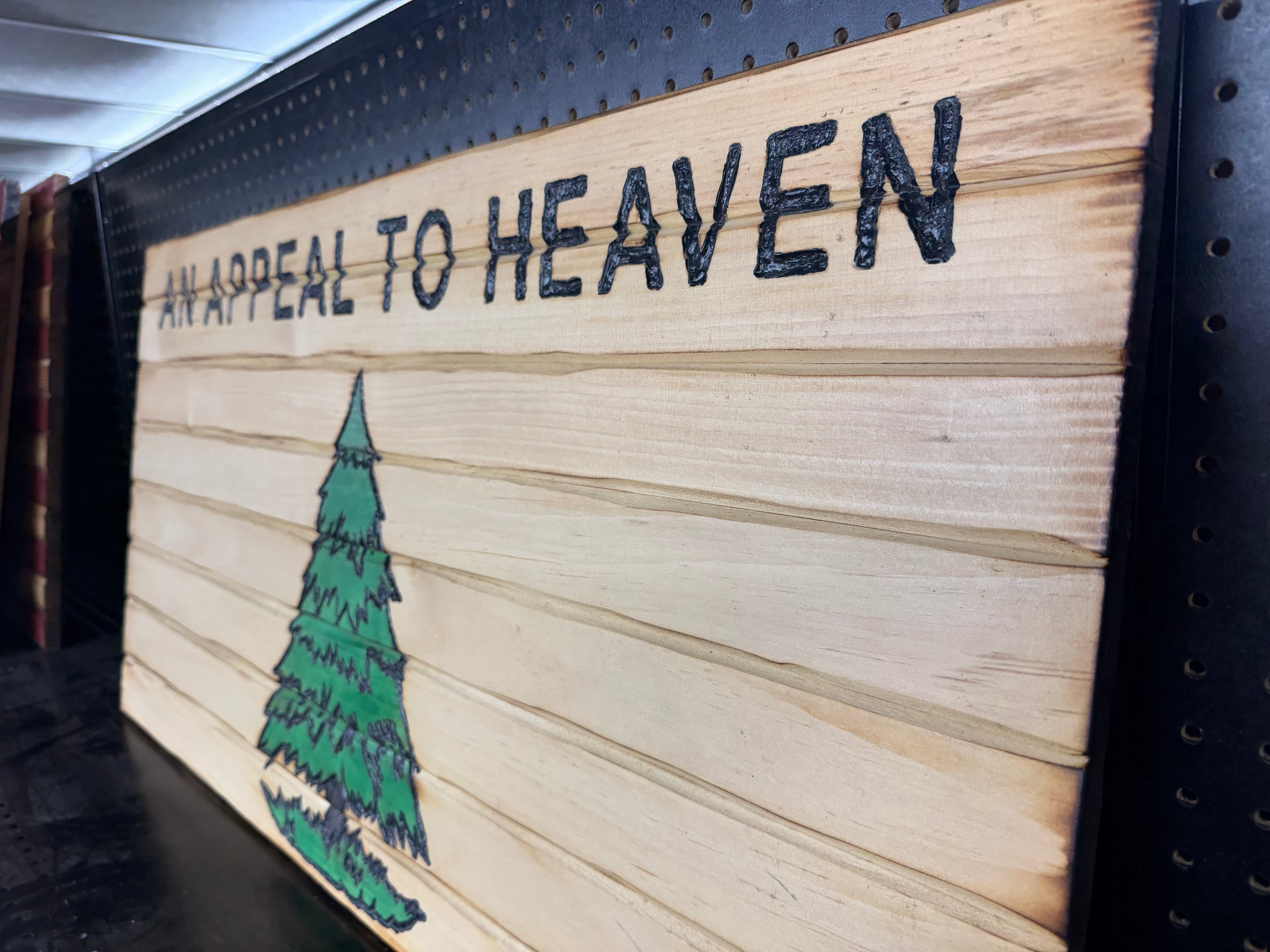 Medium 38x19 Appeal To Heaven // Imperfections and or Damage See image for details / read description EXPEDITE 542