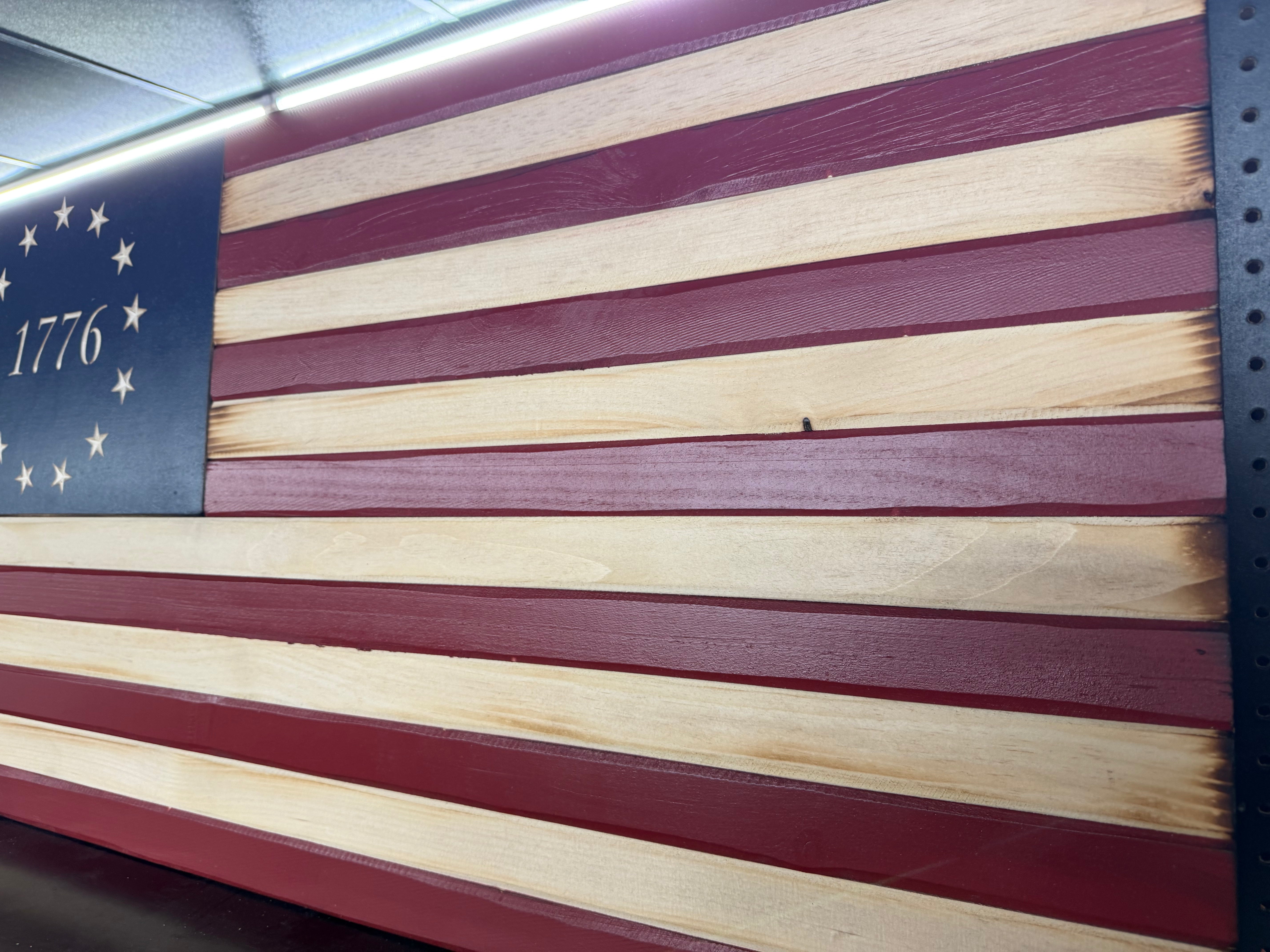 Large 46"x24" 1776 // Imperfections and or Damage See image for details / read description EXPEDITE 322