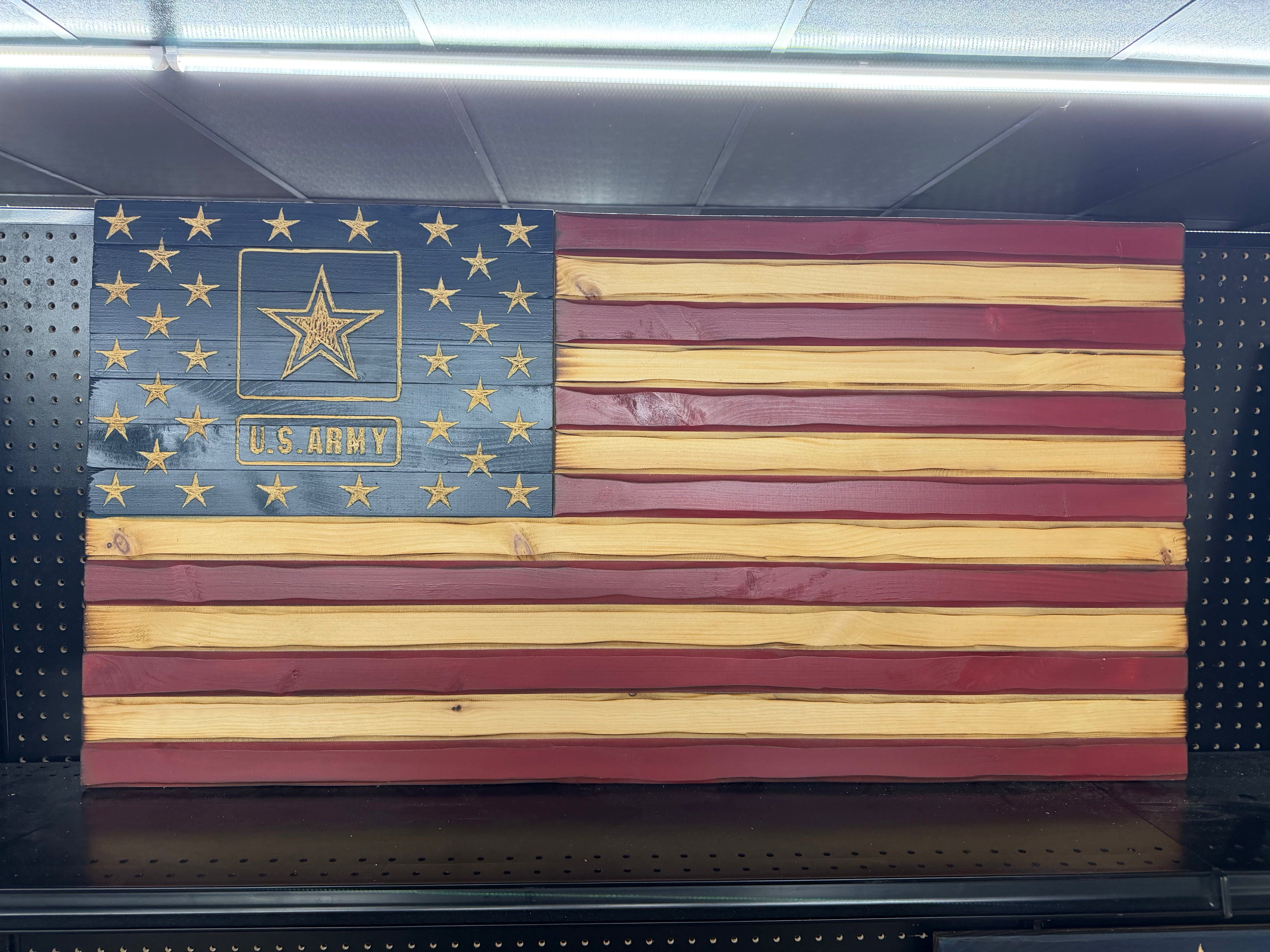 Large 46"x24" Army Old Glory // Imperfections and or Damage See image for details / read description EXPEDITE 1213