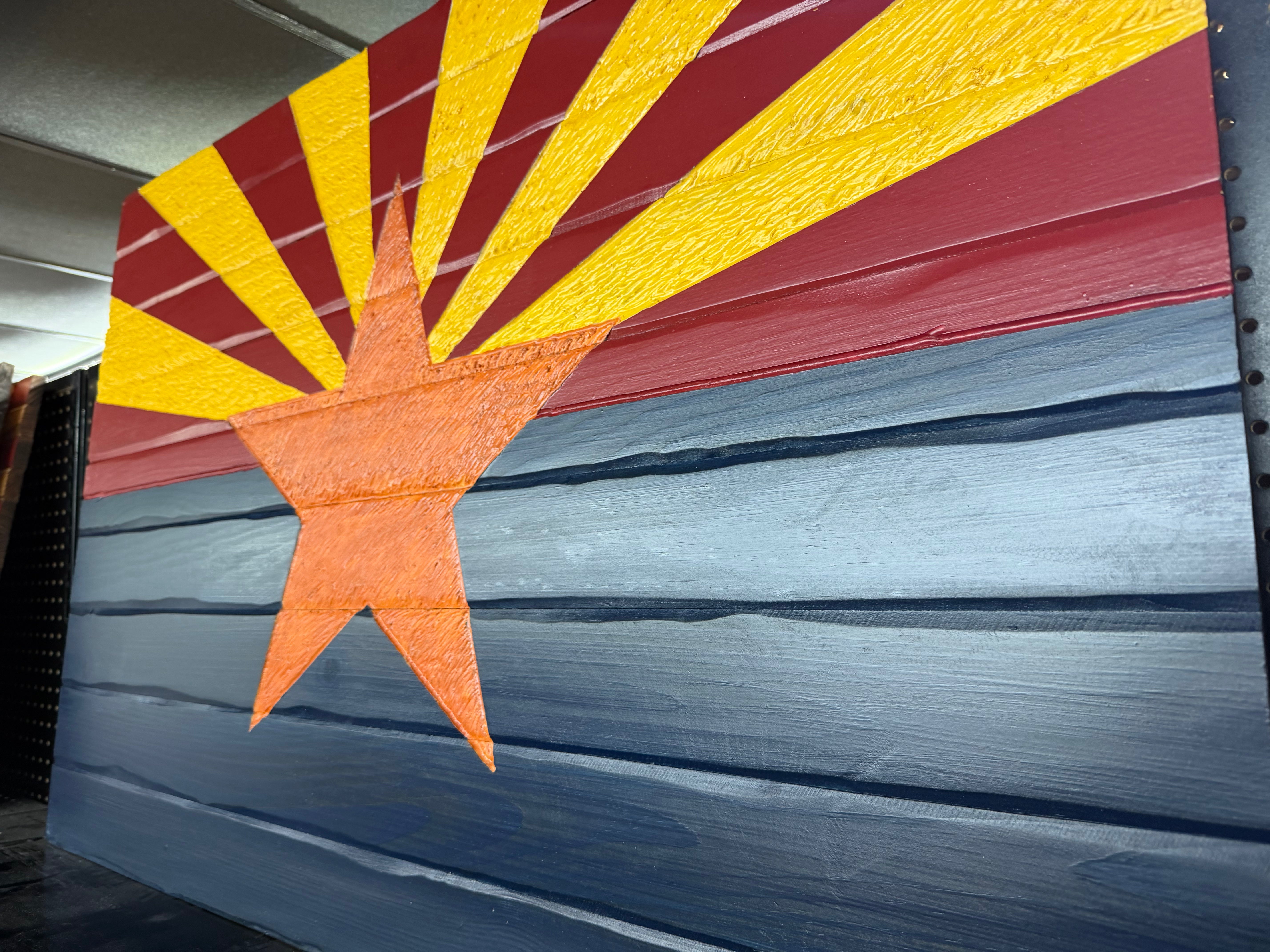 Large 47"x32" Arizona // Imperfections and or Damage See image for details / read description EXPEDITE 4567