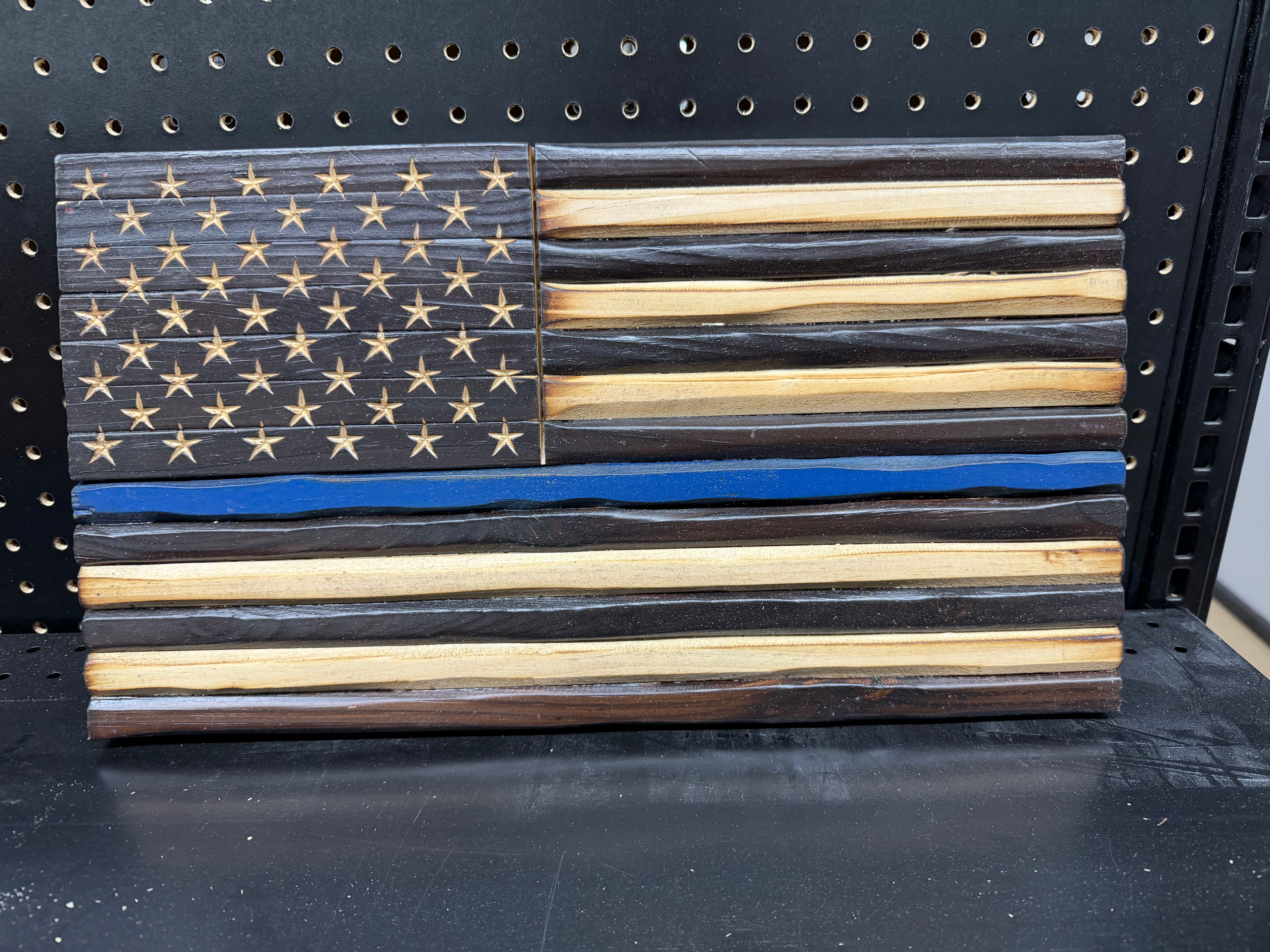 Small 10x18 Thin Blue Line // Imperfections and or Damage See image for details / read description EXPEDITE 242