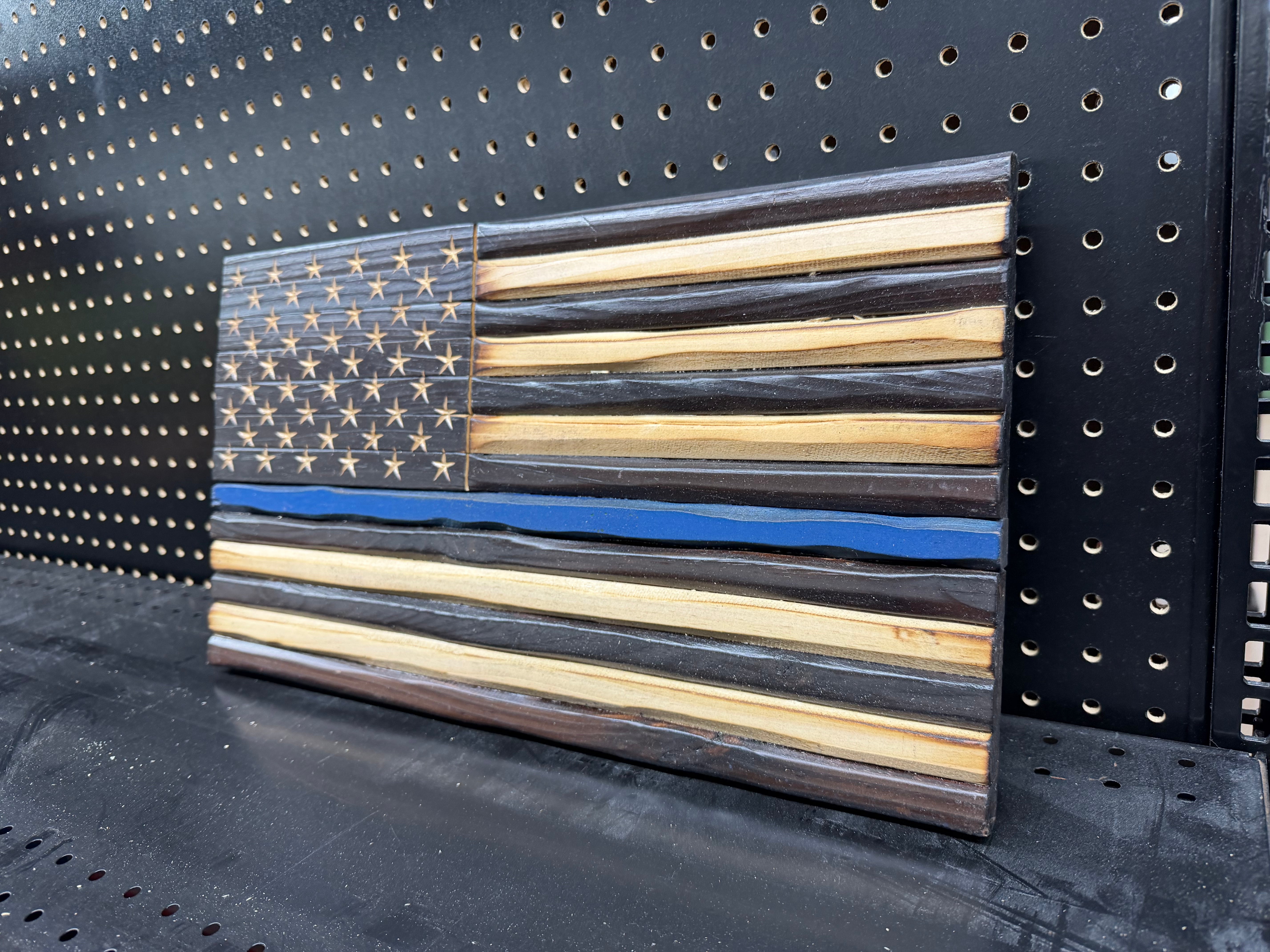 Small 10x18 Thin Blue Line // Imperfections and or Damage See image for details / read description EXPEDITE 242