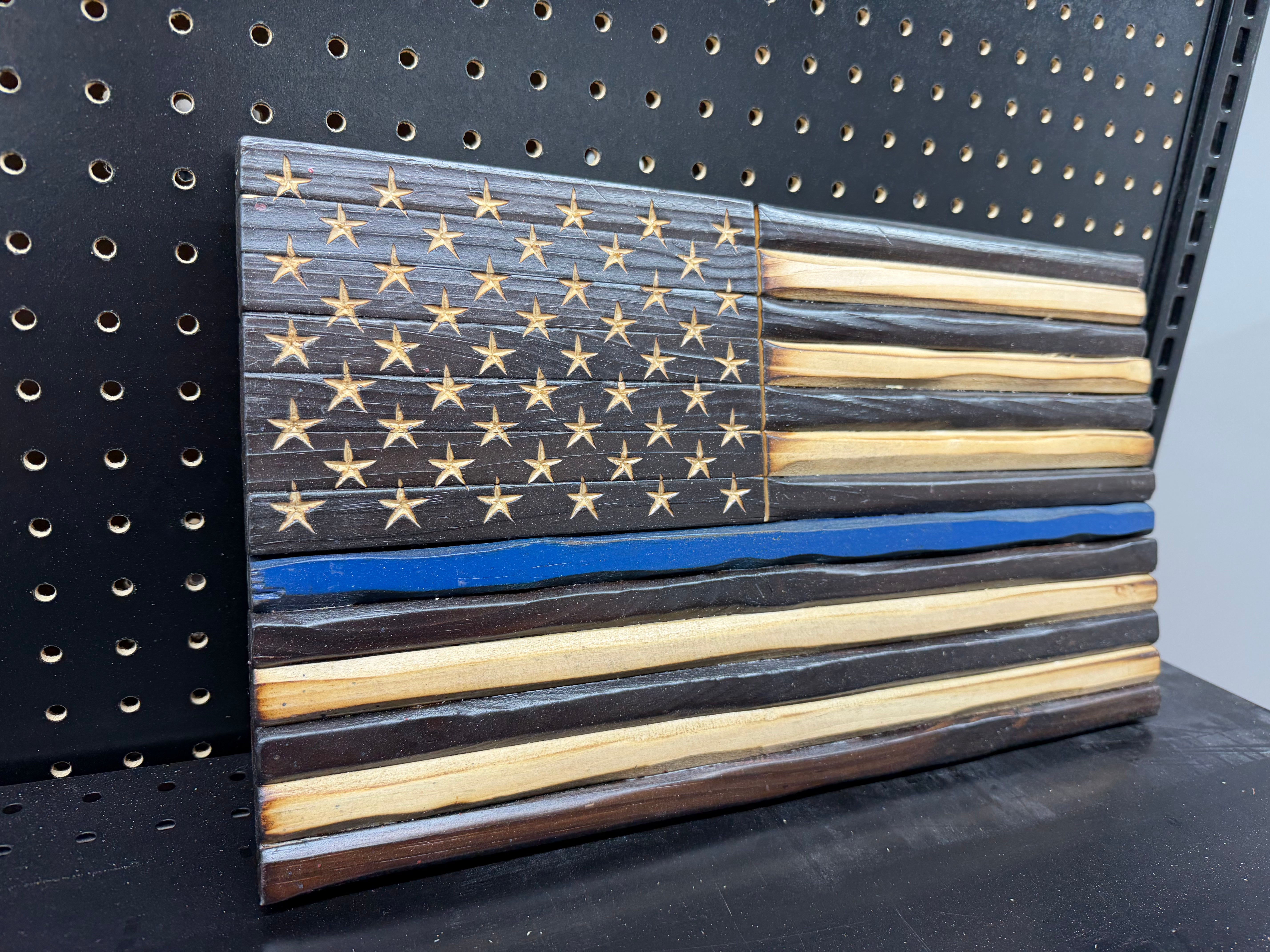 Small 10x18 Thin Blue Line // Imperfections and or Damage See image for details / read description EXPEDITE 242
