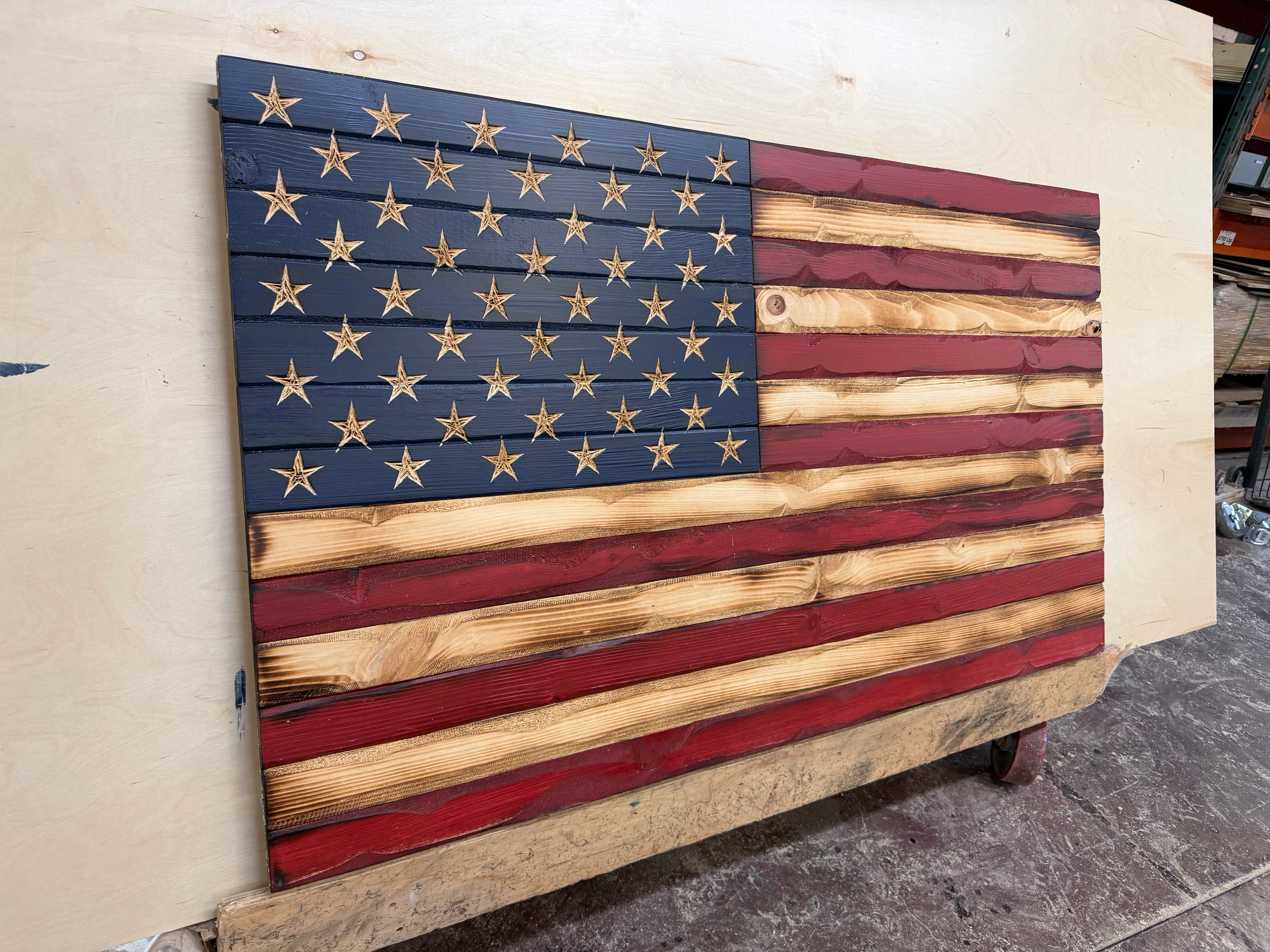 Colossal 55"x32" Weathered Rustic Glory // Imperfections and or Damage See image for details / read description EXPEDITE 542