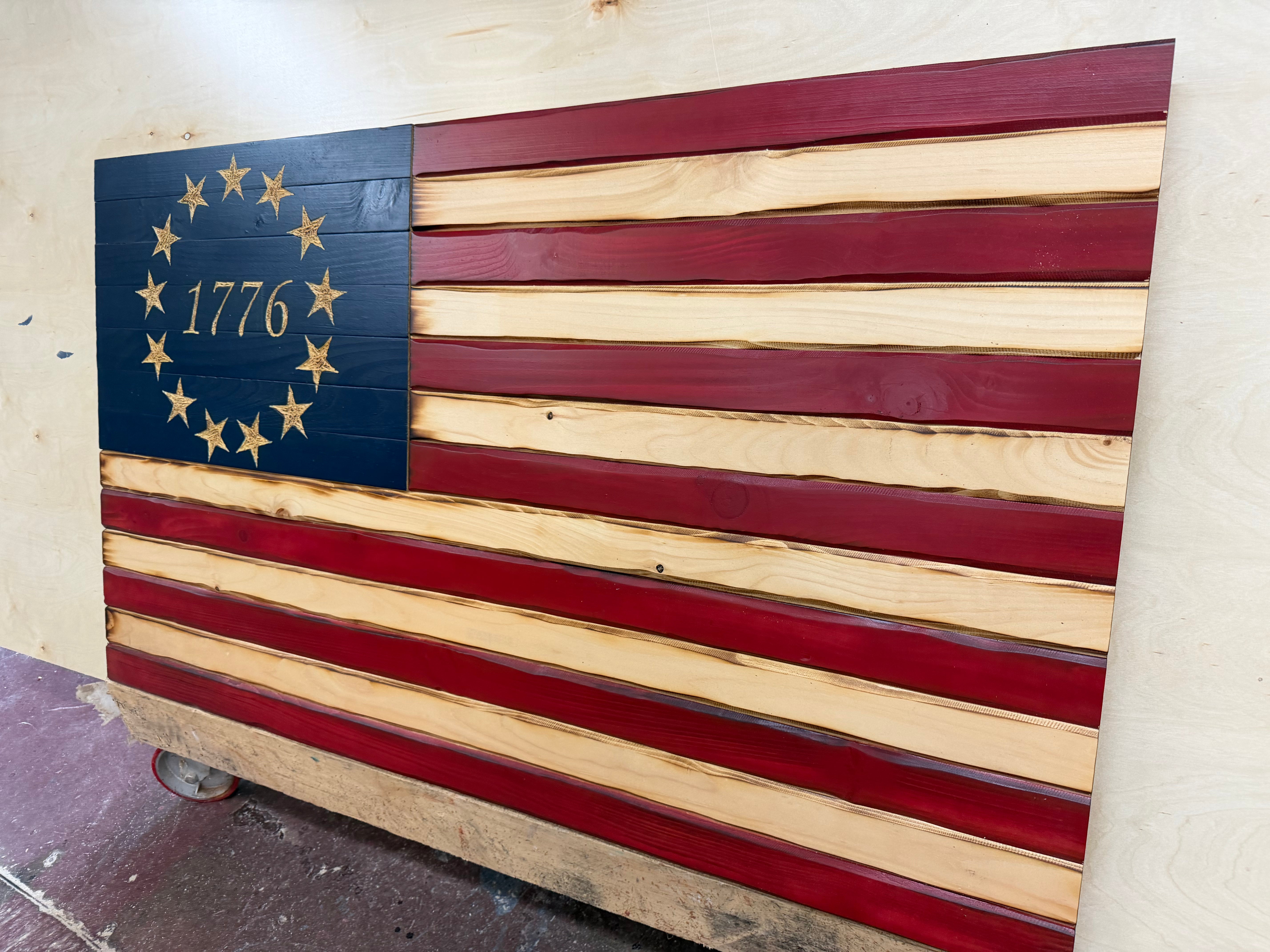 Colossal 55"x32" 1776 // Imperfections and or Damage See image for details / read description EXPEDITE 745