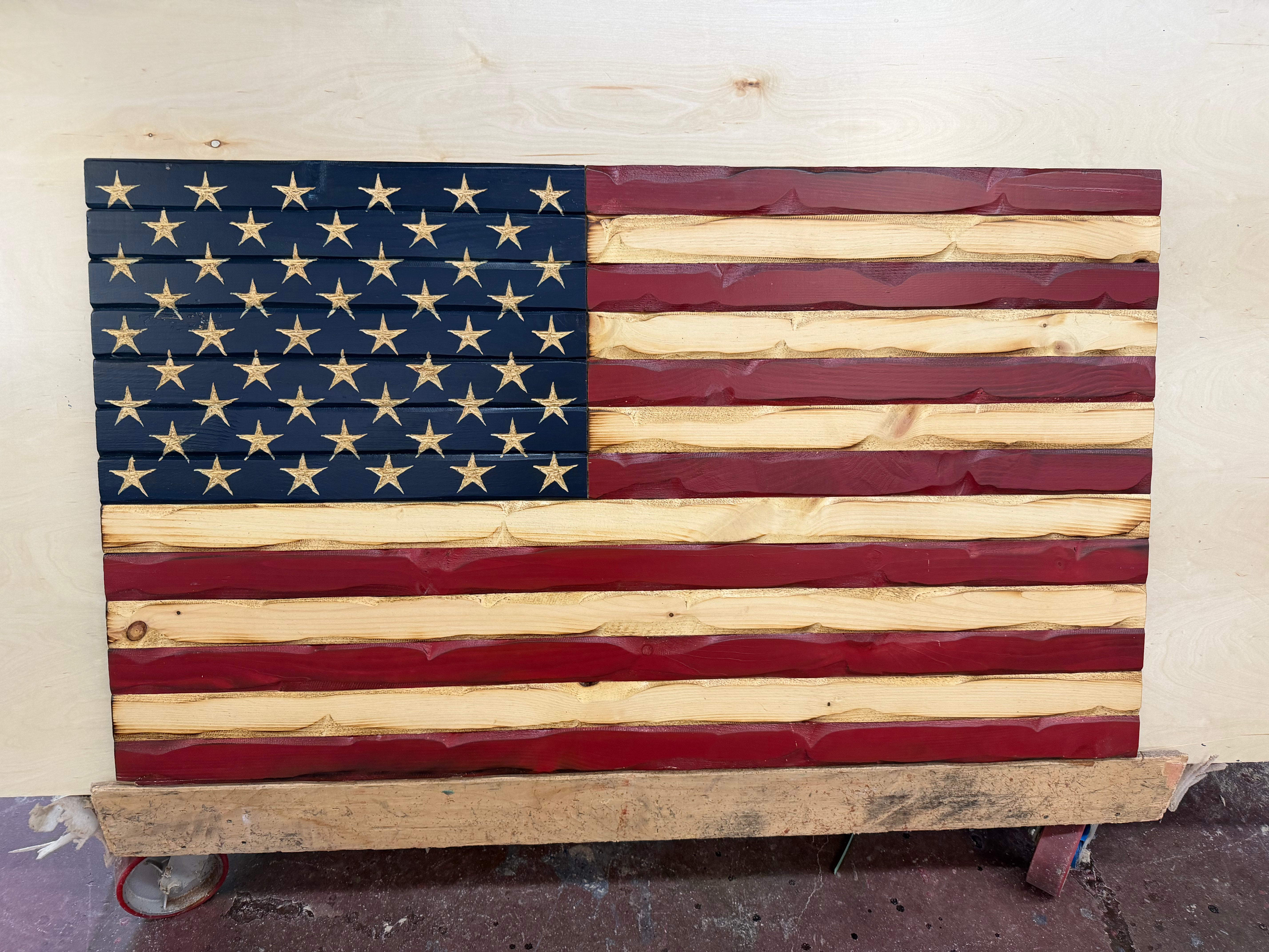 Colossal 55"x32" Rustic Glory // Imperfections and or Damage See image for details / read description EXPEDITE 892