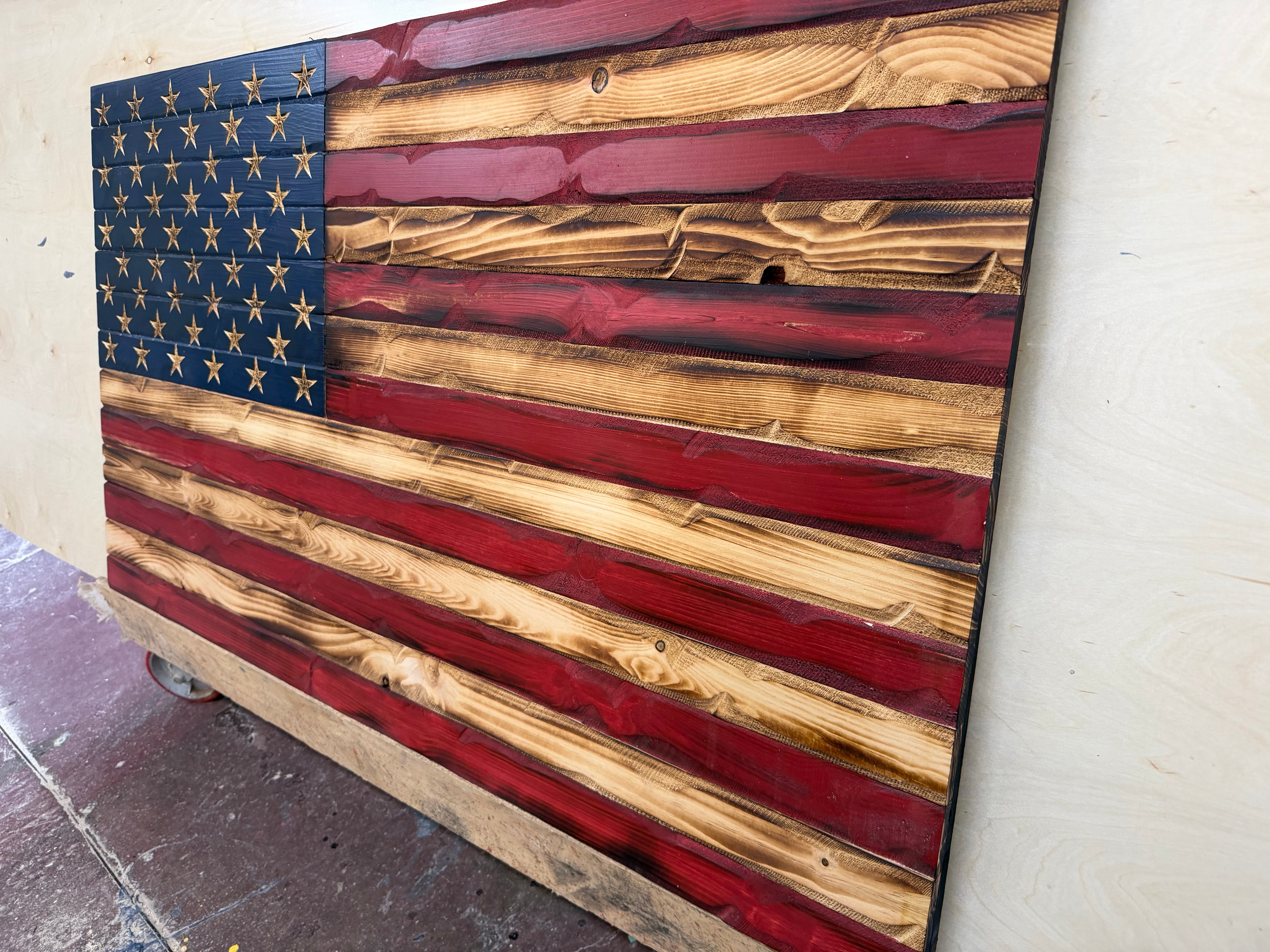 Colossal 55"x32"Weathered Rustic Glory // Imperfections and or Damage See image for details / read description EXPEDITE 9312