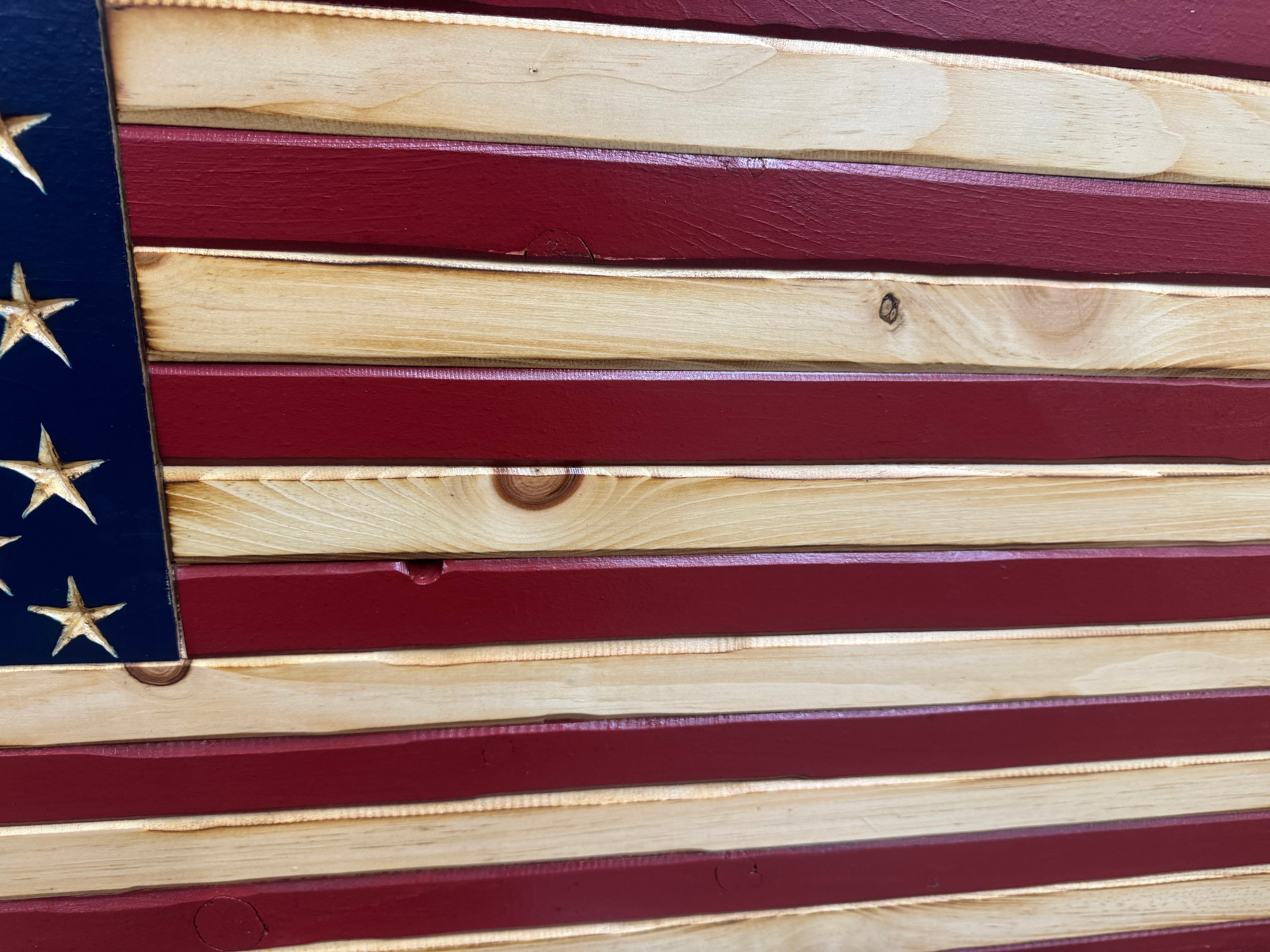 Medium 38x19 Coast Guard Old Glory // Imperfections and or Damage See image for details / read description EXPEDITE 3245 (Copy) (Copy)