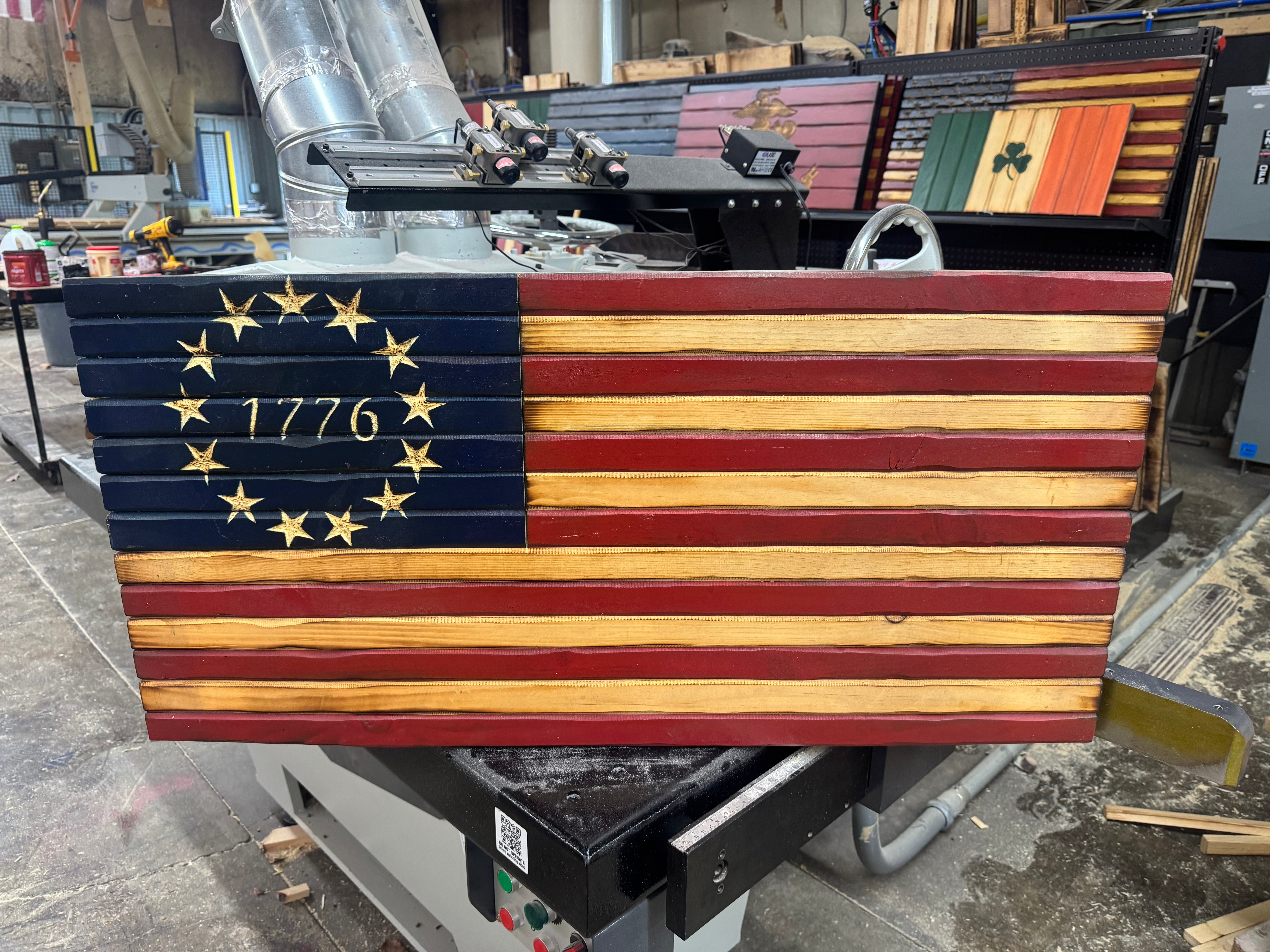 Medium 38x19 1776 // Imperfections and or Damage See image for details / read description EXPEDITE 7780