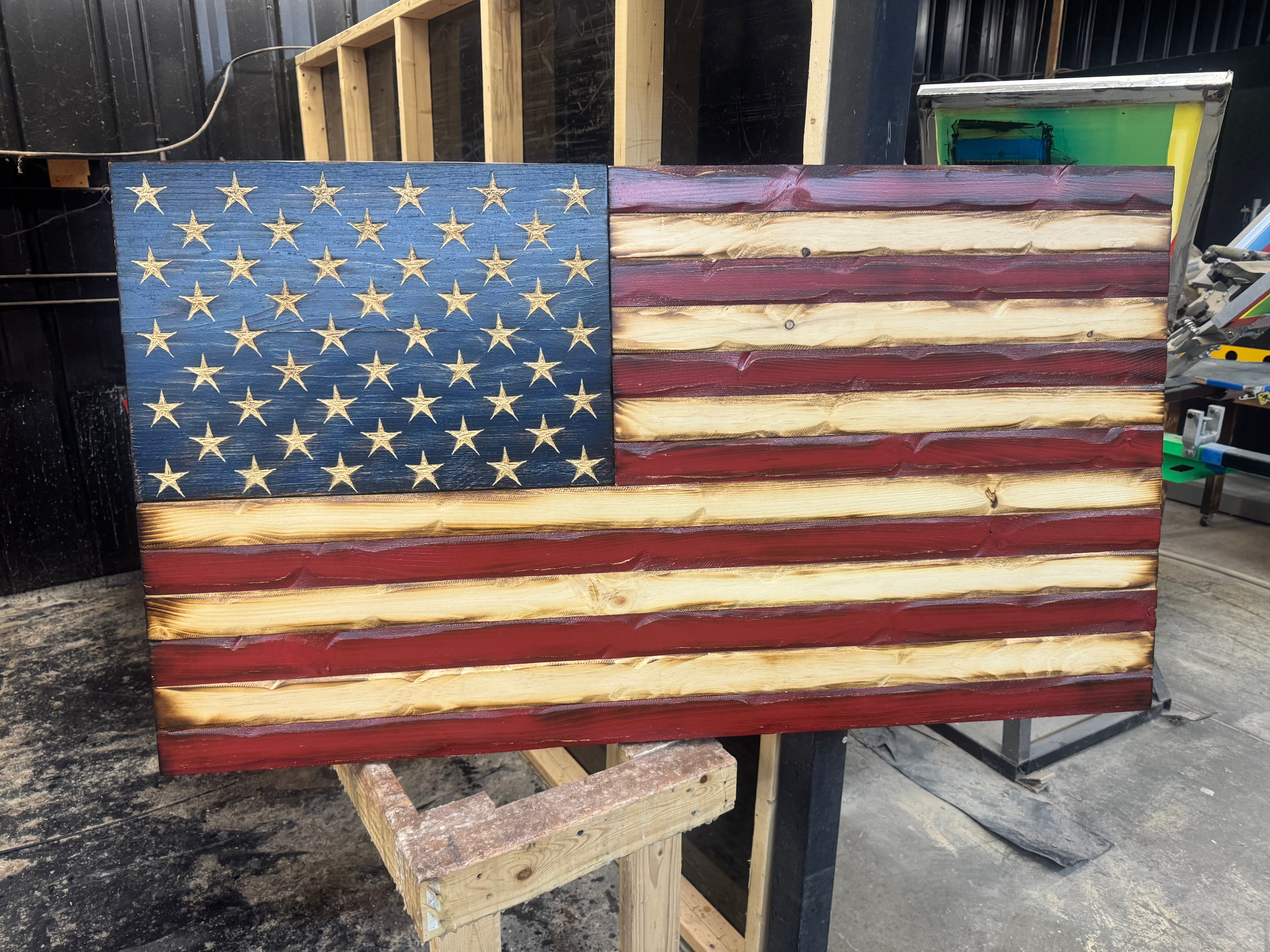 Colossal 56x32 Weathered Rustic Glory // Read description EXPEDITE 7844