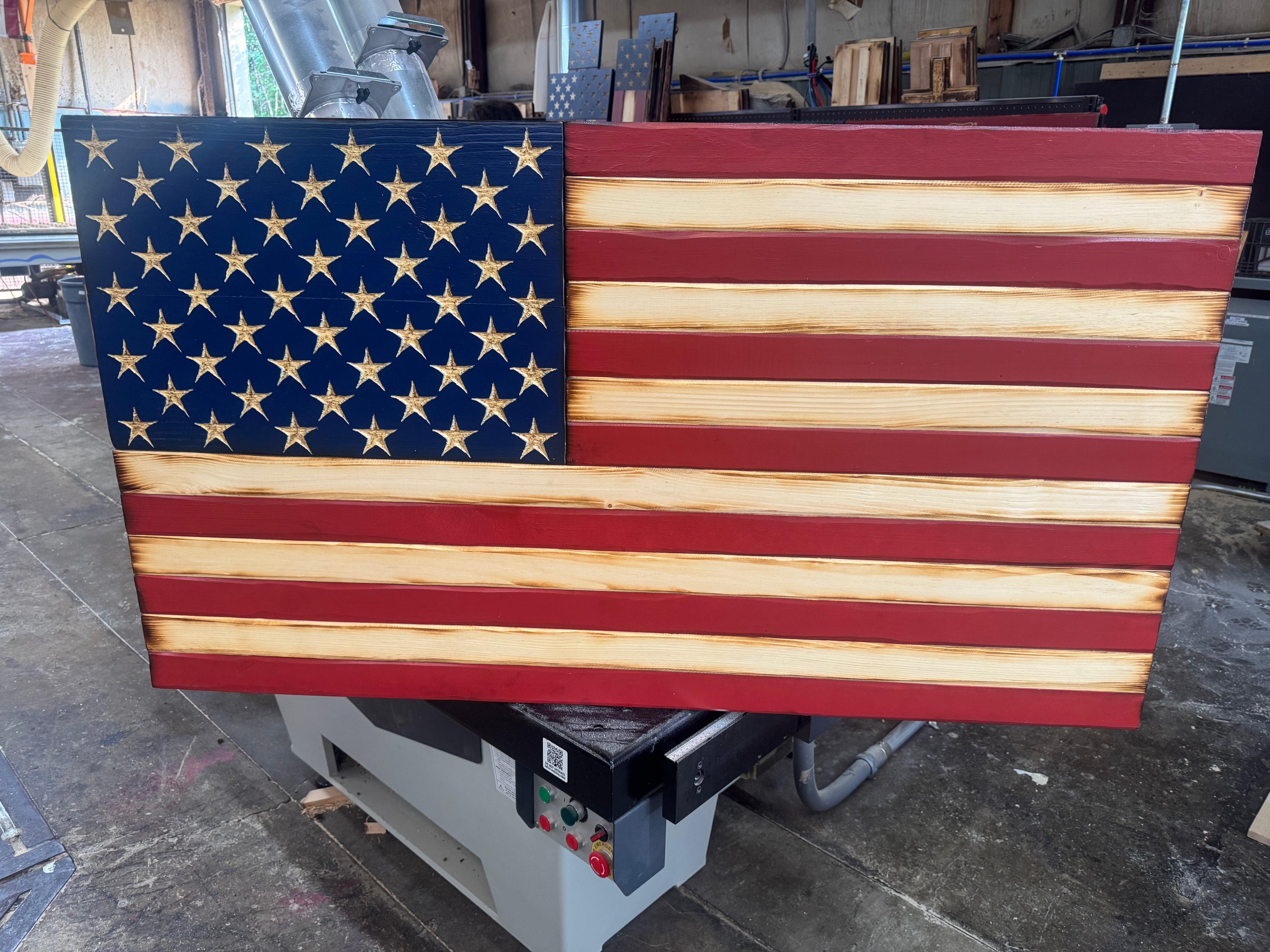 Colossal 56x32 Old Glory // Read description EXPEDITE 7870