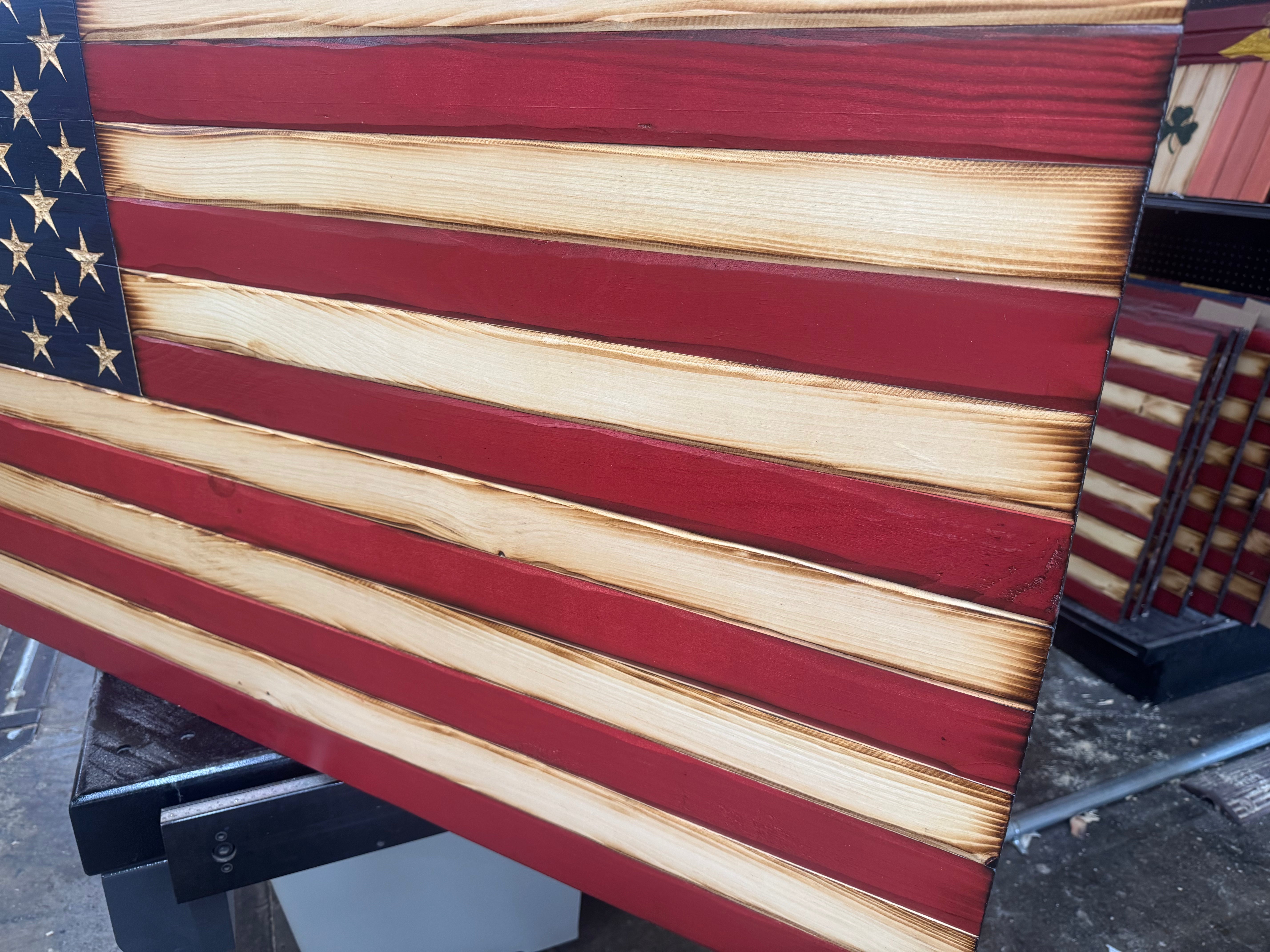 Colossal 56x32 Old Glory // Read description EXPEDITE 7871