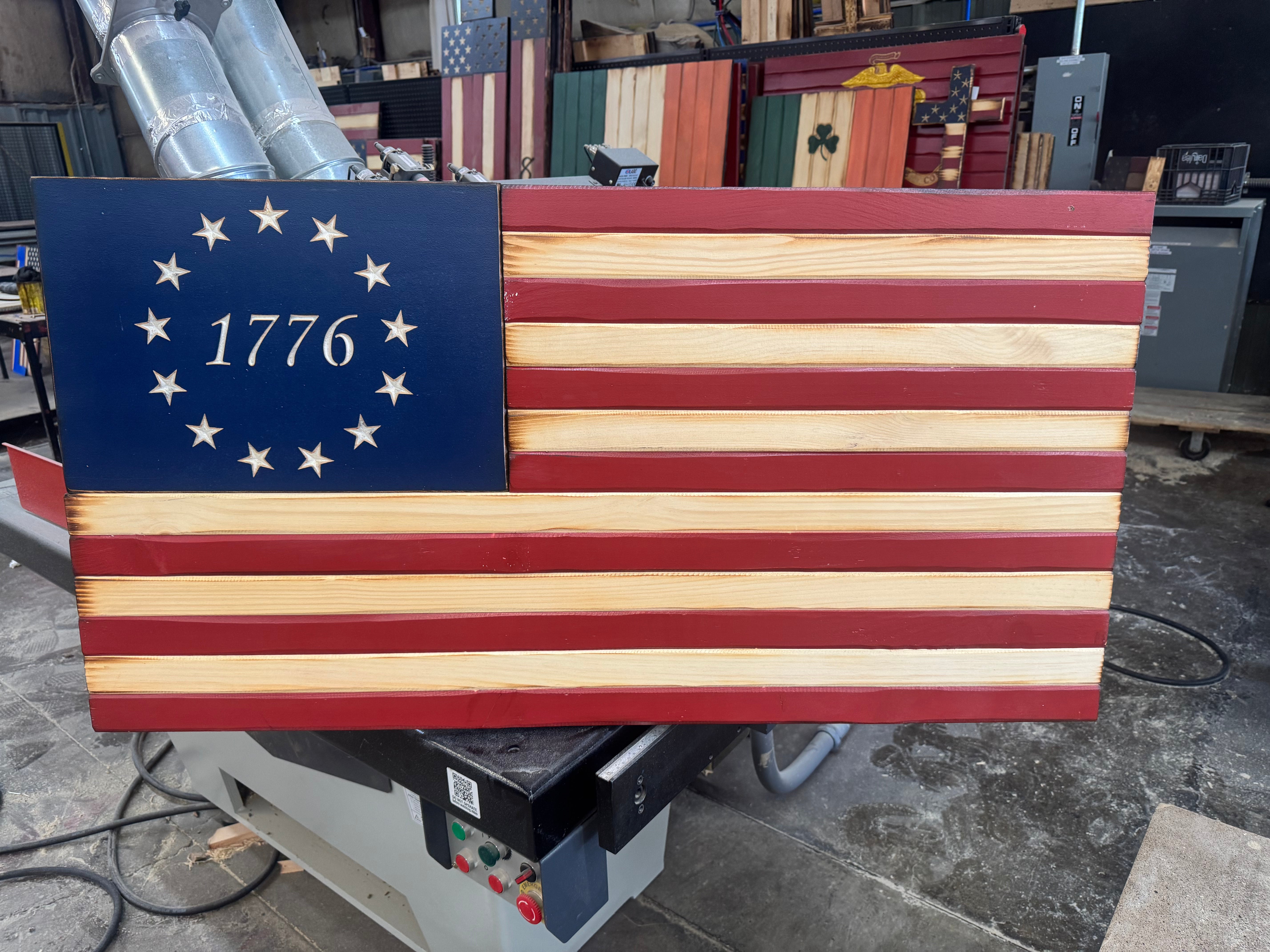 Large 46x24 1776 // Imperfections and or Damage See image for details / read description EXPEDITE 7876