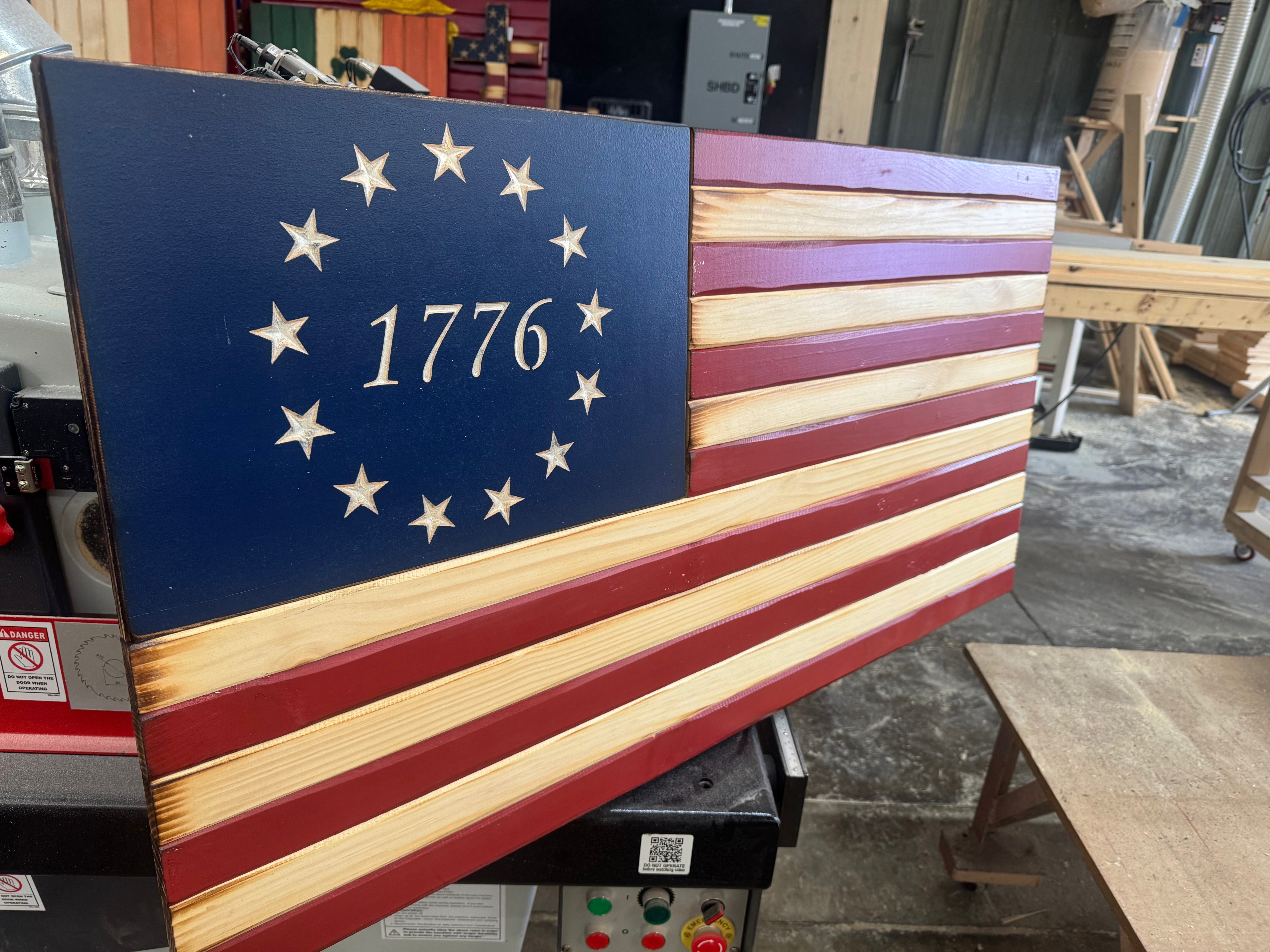 Large 46x24 1776 // Imperfections and or Damage See image for details / read description EXPEDITE 7876