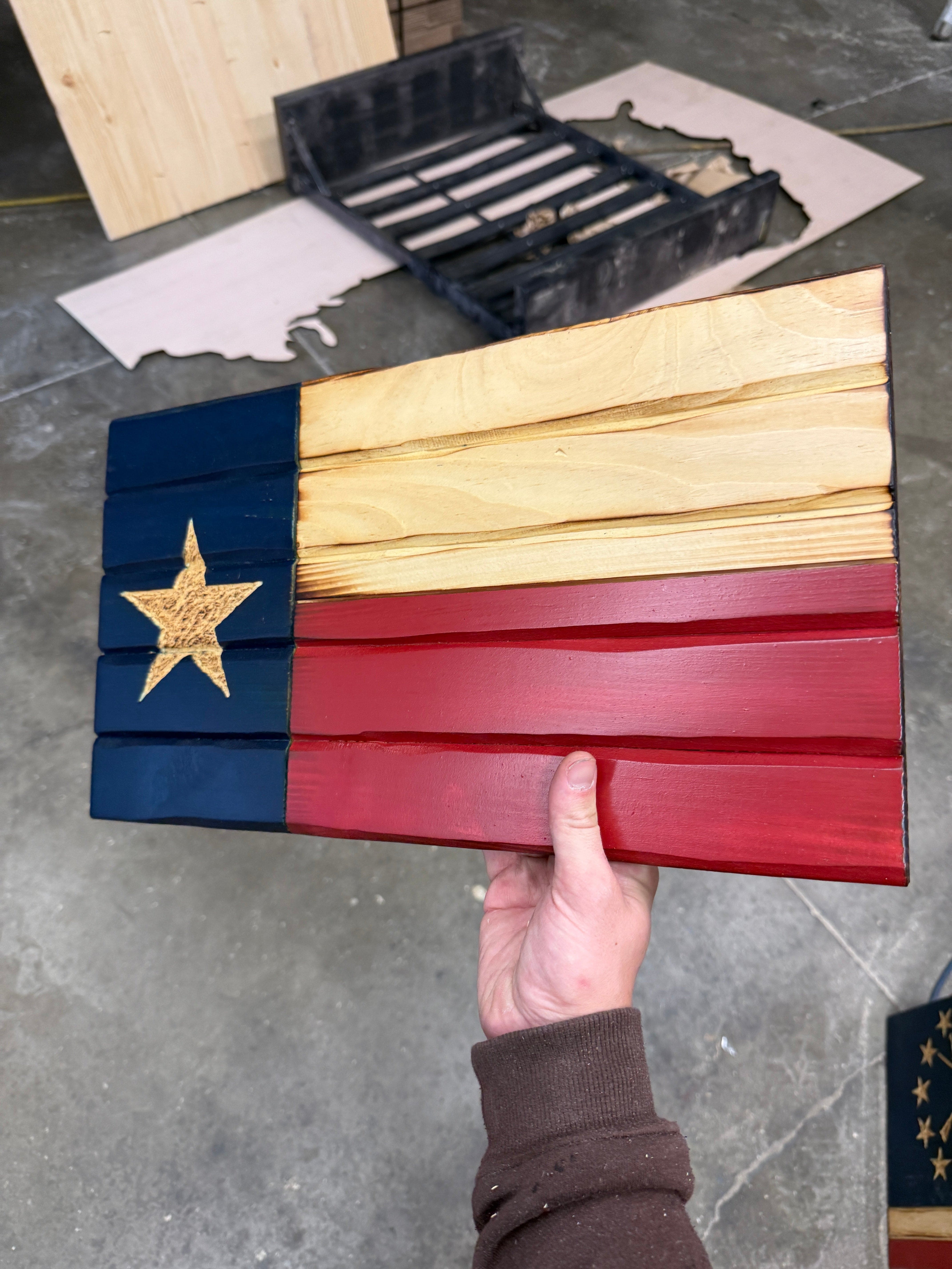 Small 18"x10" Texas Flag