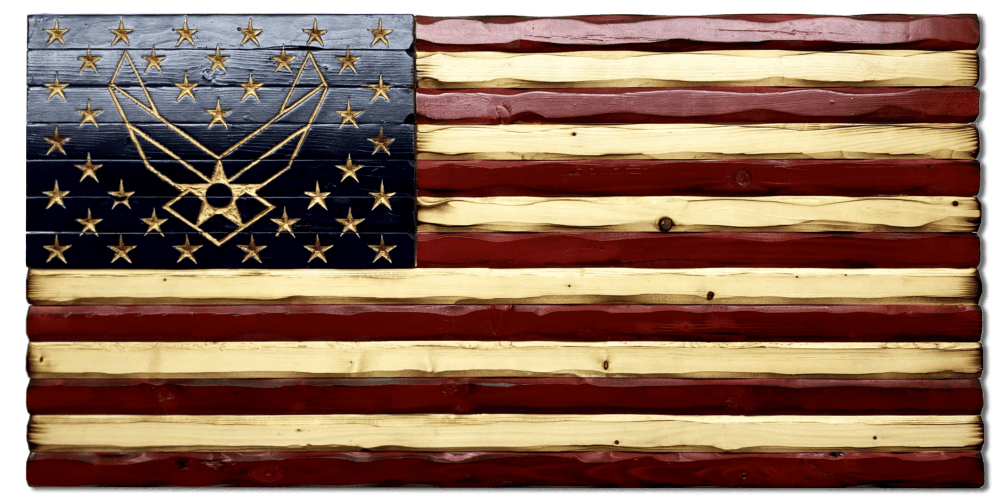 Made in USA - American Flag Wood Coasters from The Wood Reserve