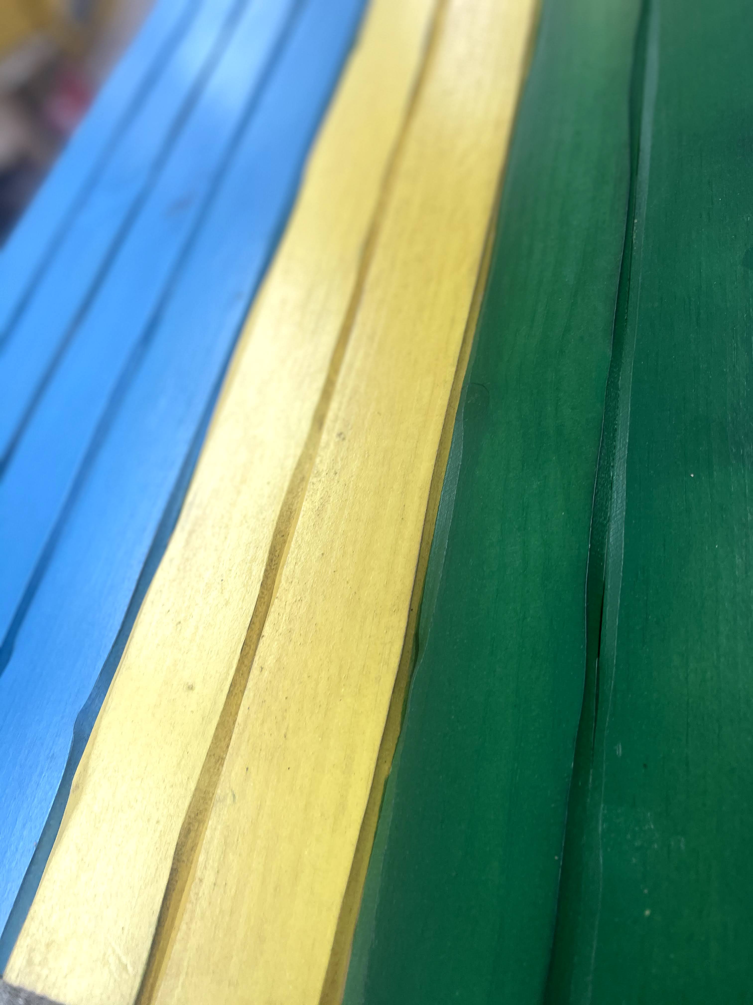 Rwanda Handcarved Wooden Flag