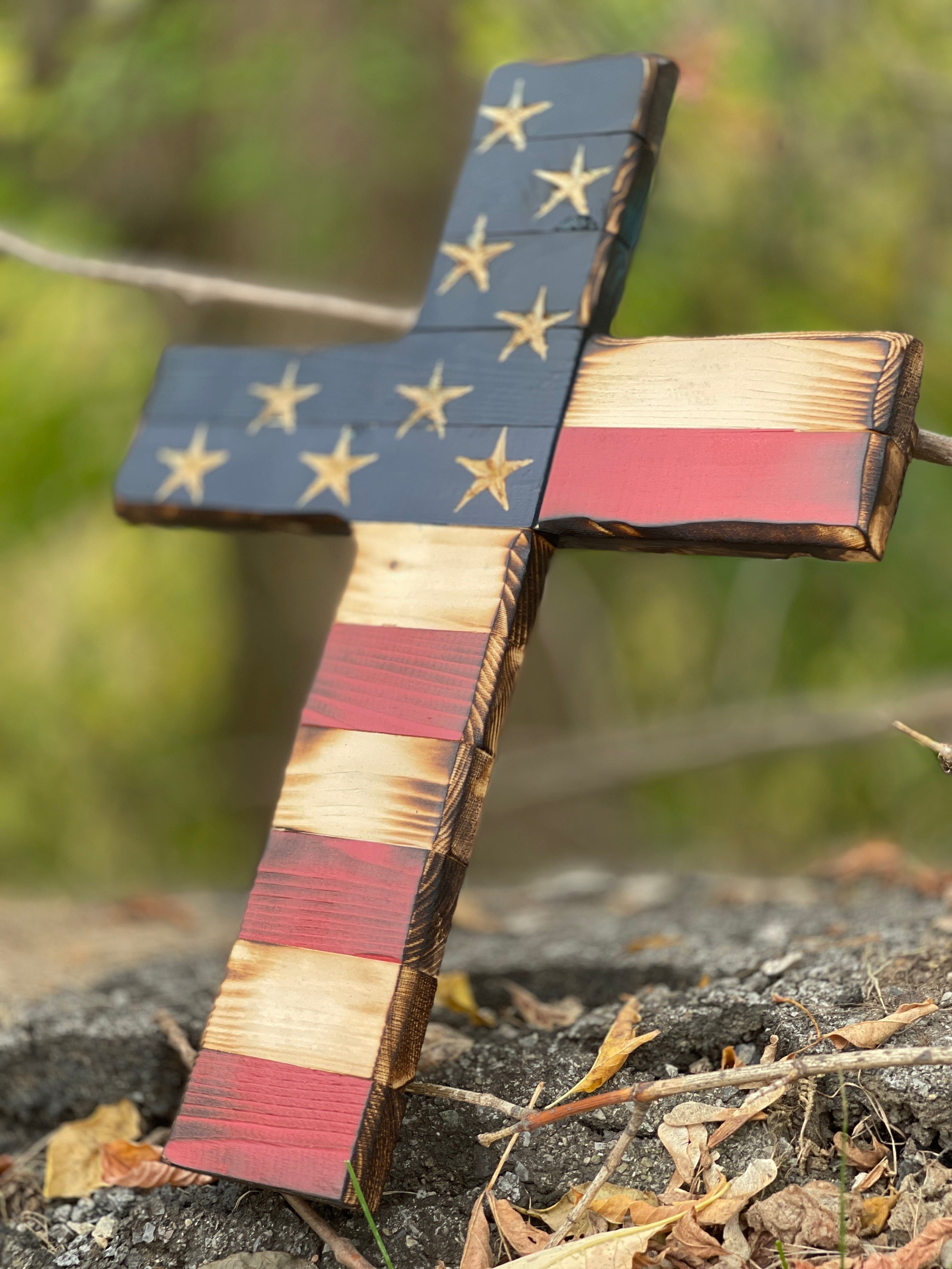 Sacred Glory Handcarved Wooden Cross