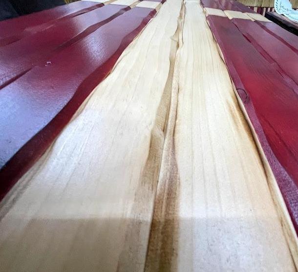 Denmark Handcrafted Wooden Flag