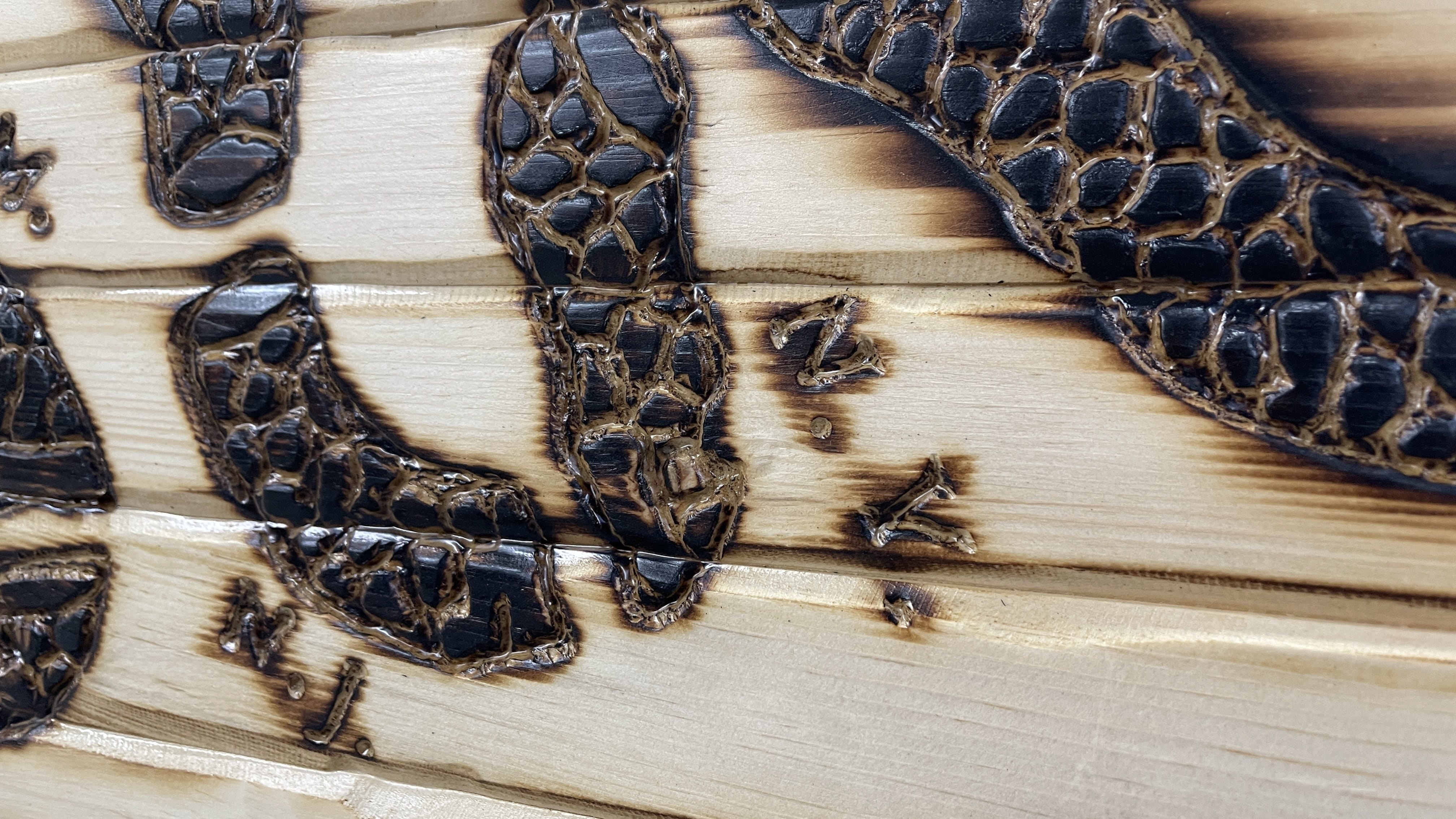 Join or Die Classic Handcarved Wooden Flag
