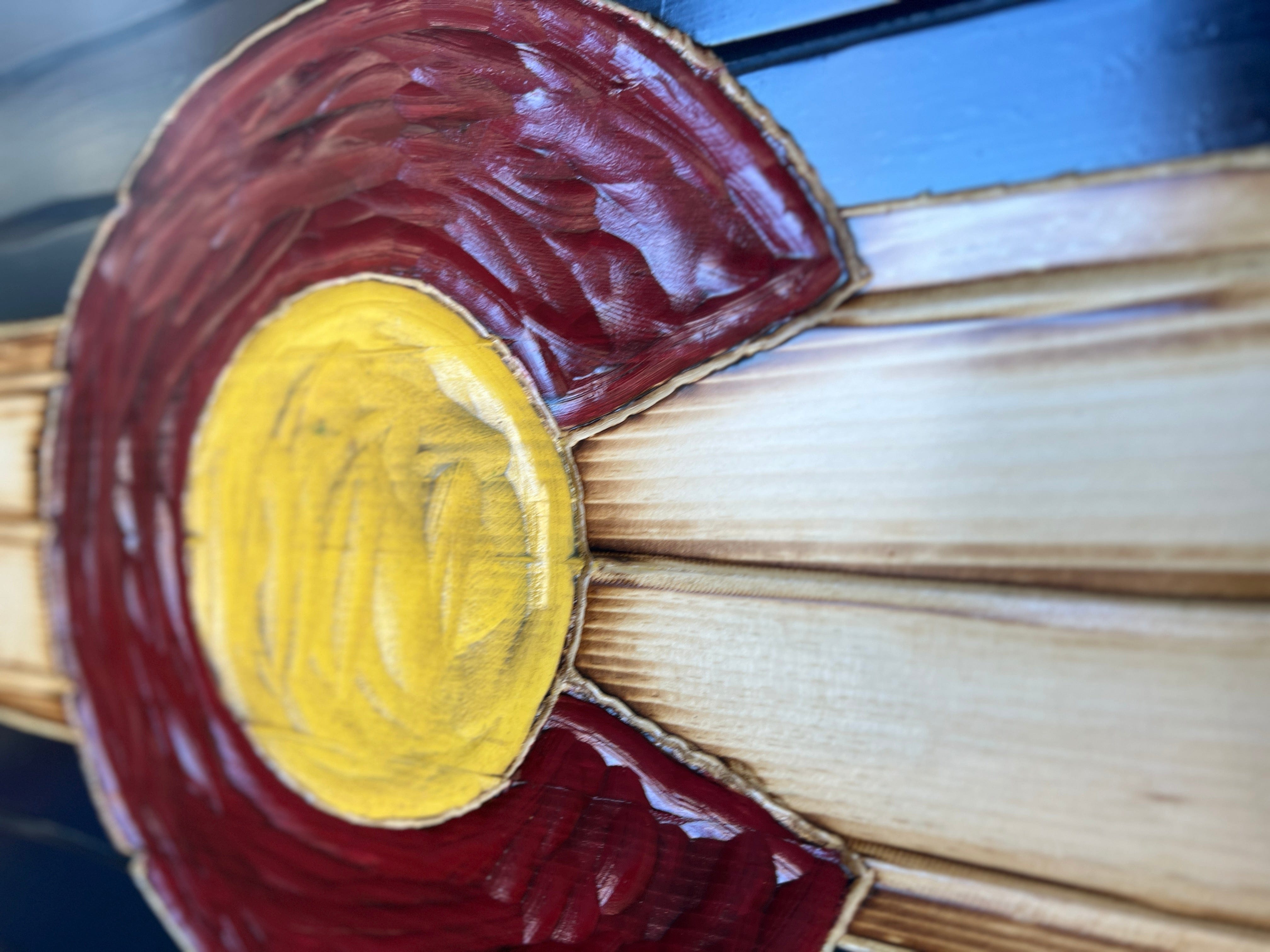 Colorado Glory Handmade Wooden Flag