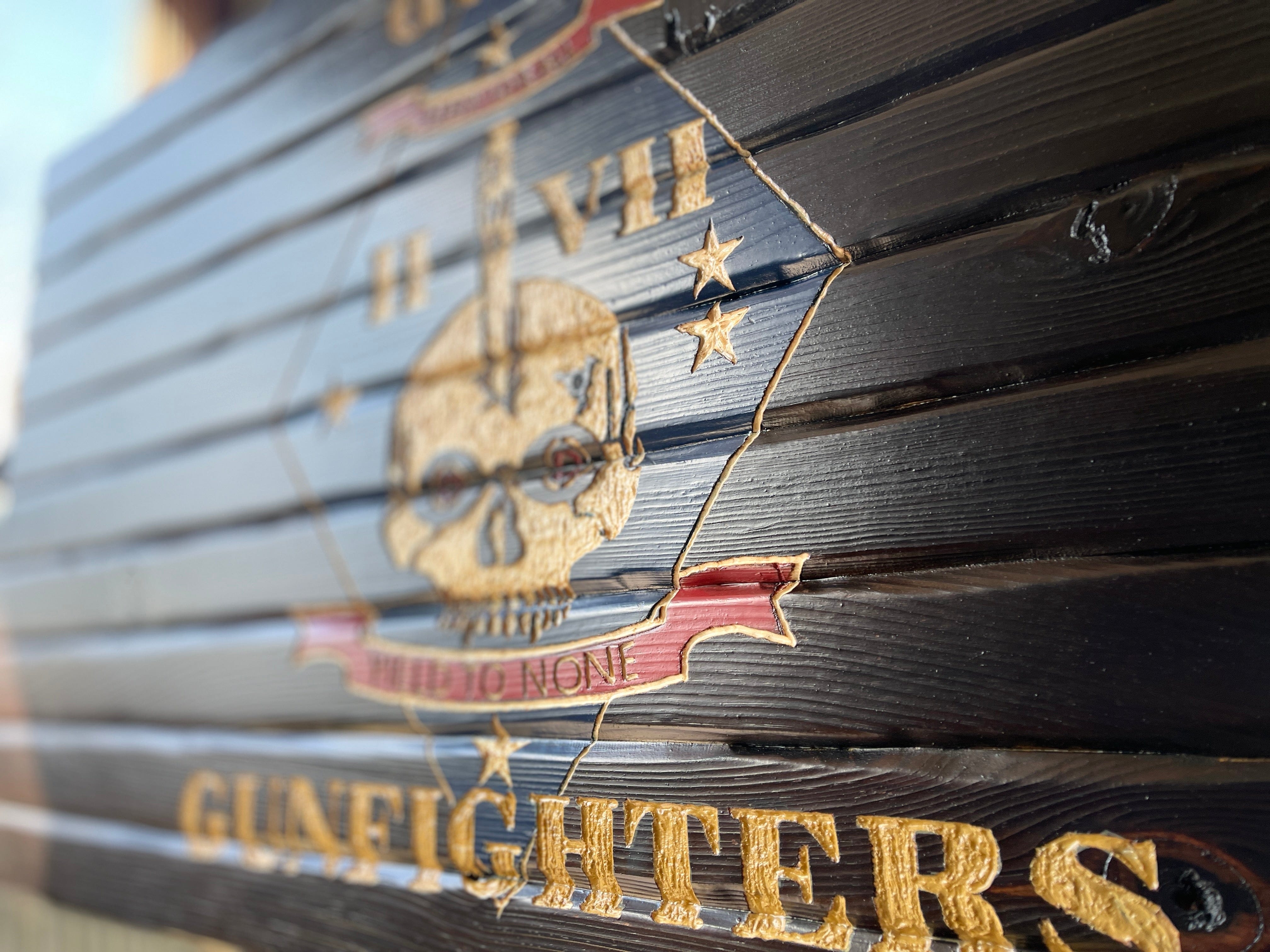 GOLF GUNFIGHTERS USMC WOOD FLAG
