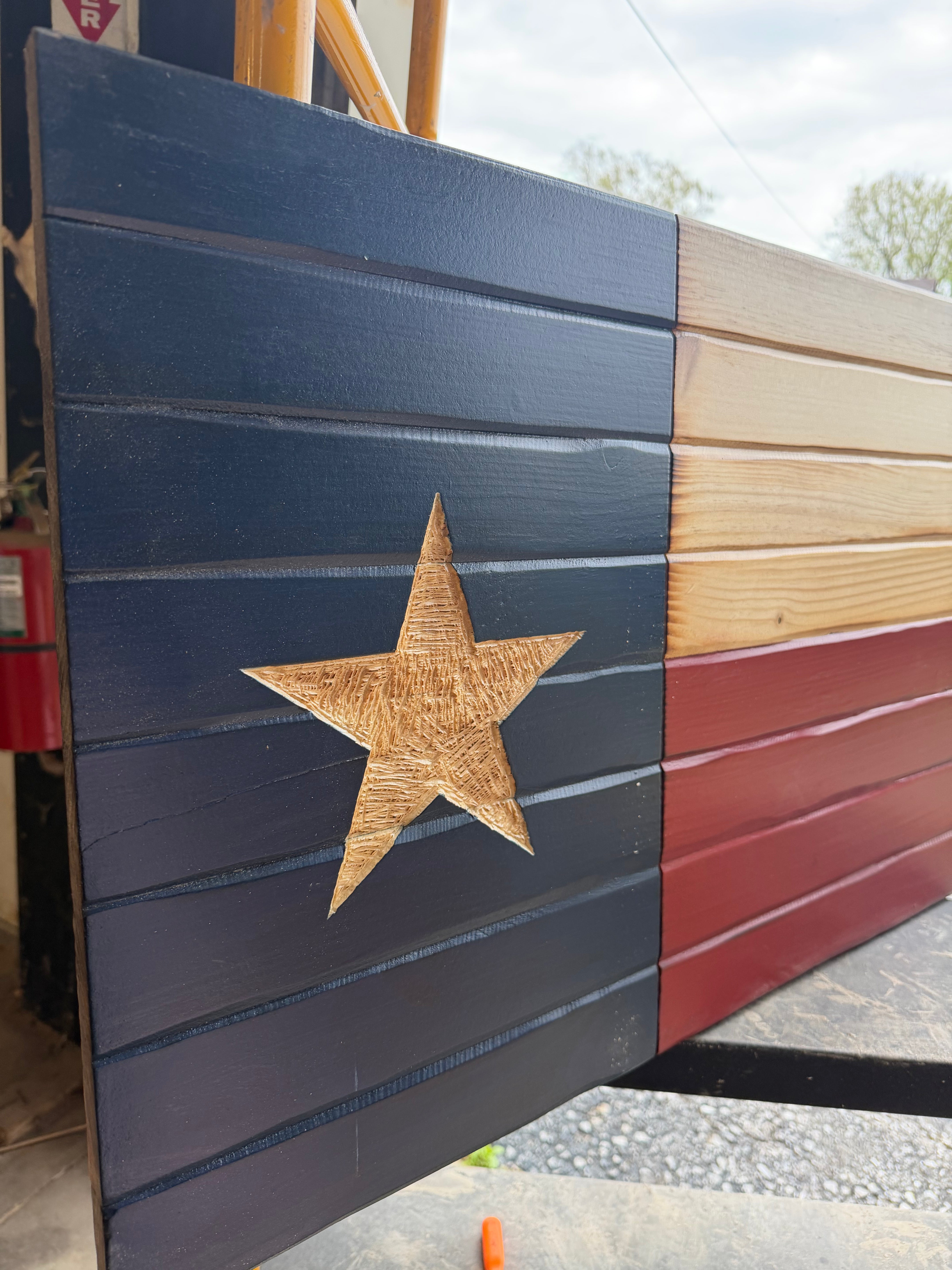 Medium 38x19 Texas //  Imperfections and or Damage See image for details / read description EXPEDITE