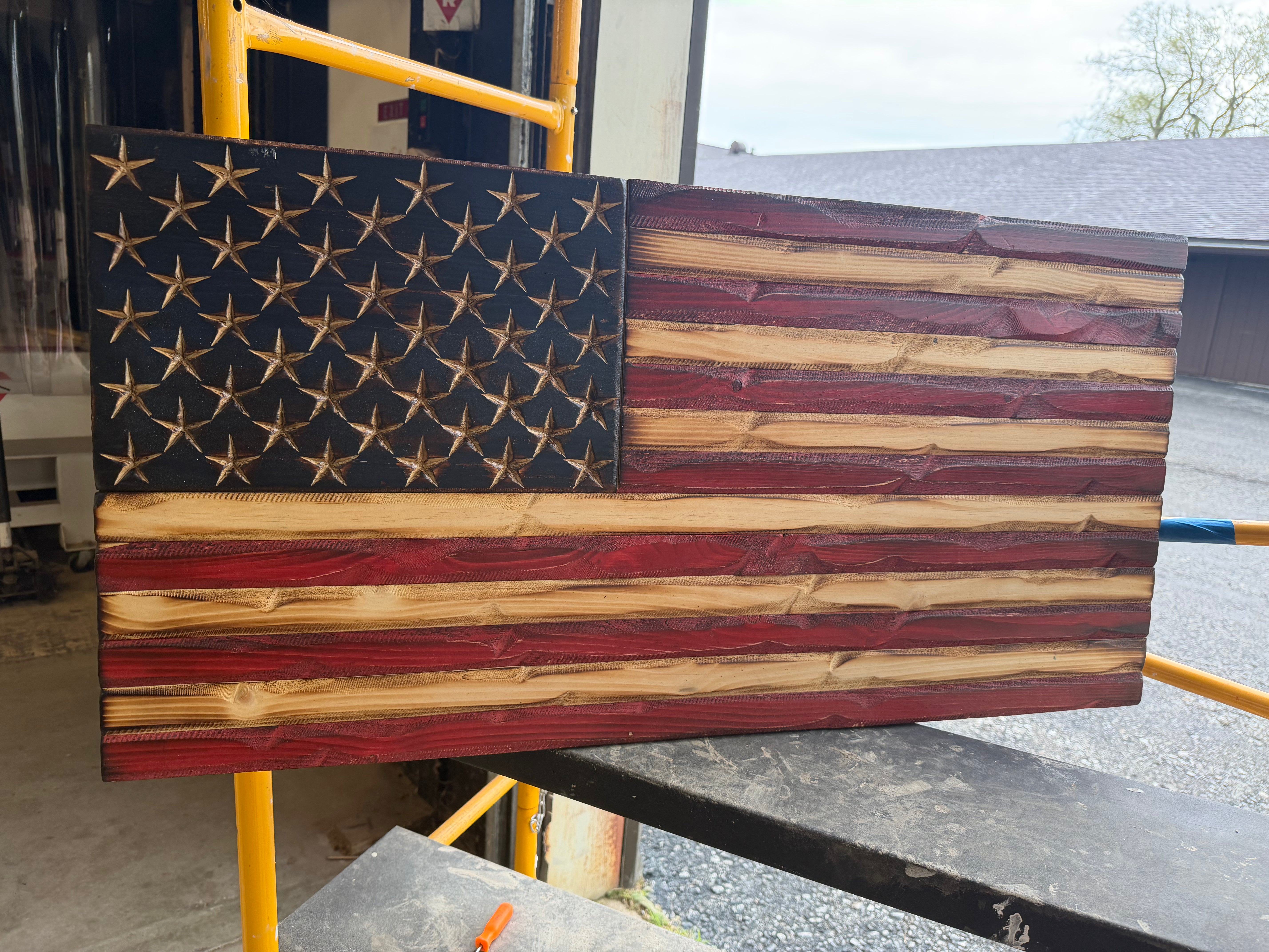 Medium 38x19 Weathered Rustic //  Imperfections and or Damage See image for details / read description EXPEDITE 093