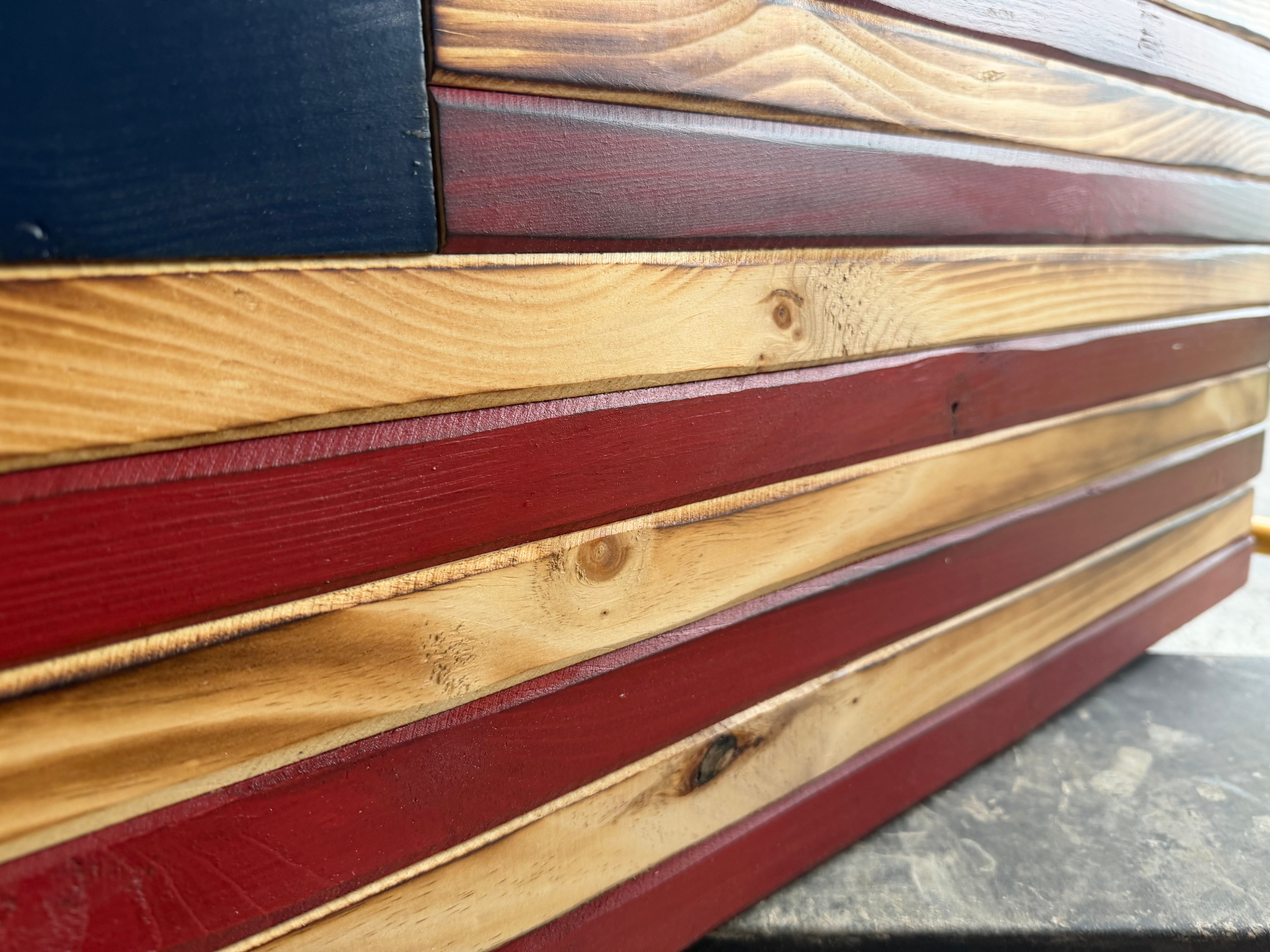 Medium 38x19 1776 Weathered //  Imperfections and or Damage See image for details / read description EXPEDITE 785