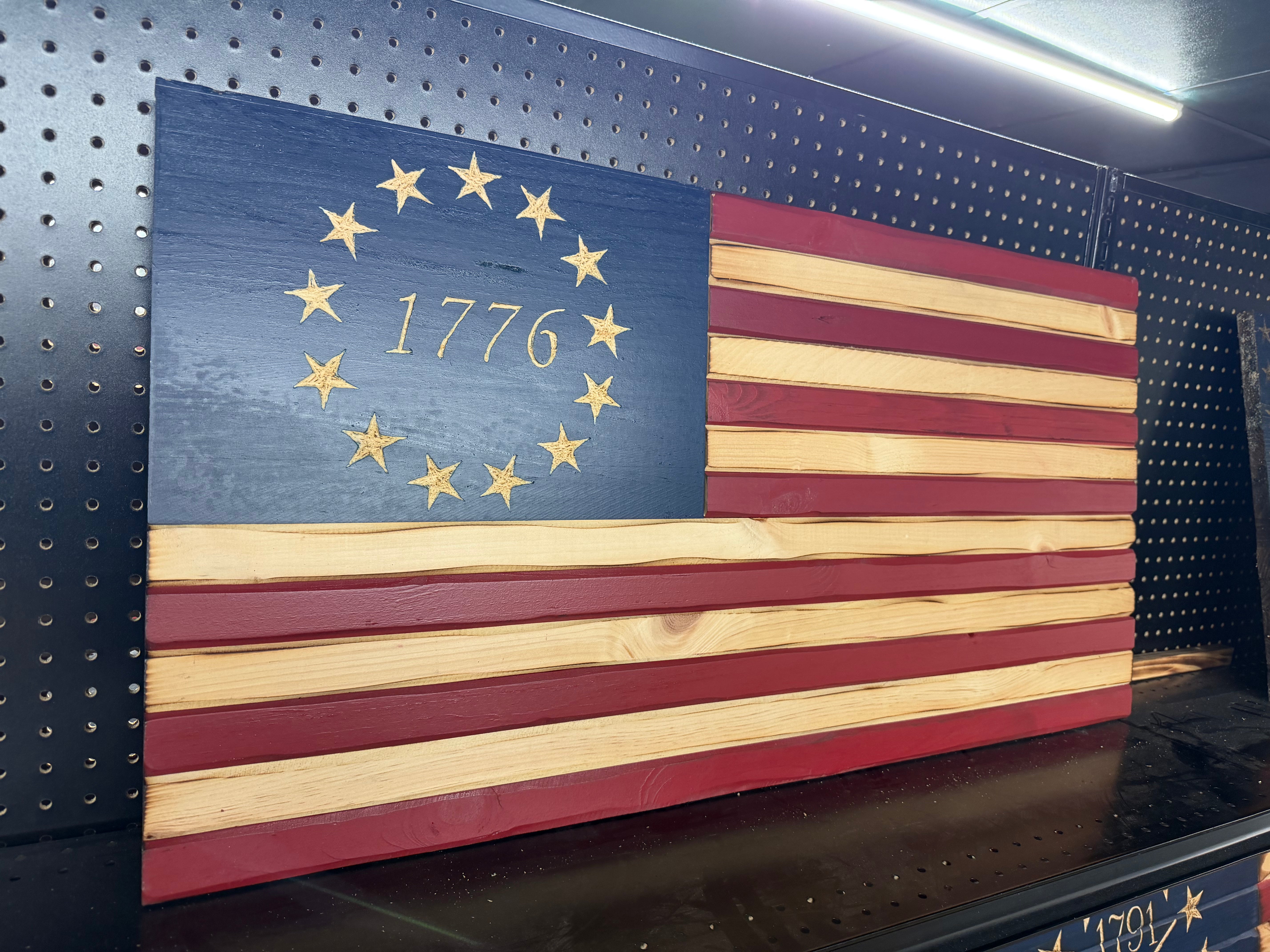 Medium 38x19 1776 //  Imperfections and or Damage See image for details / read description EXPEDITE 583