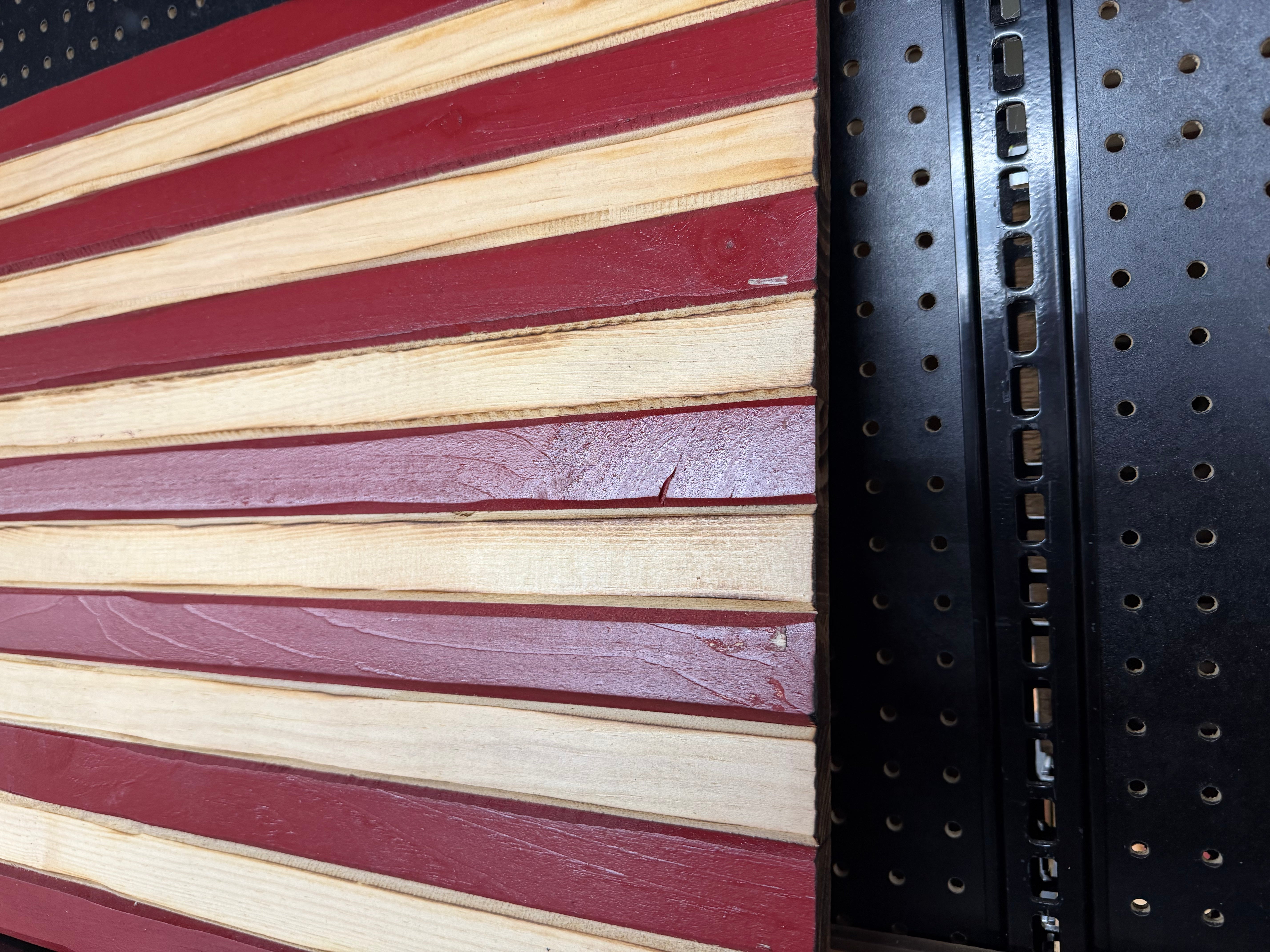 Medium 38x19 Old Glory //  Imperfections and or Damage See image for details / read description EXPEDITE 245