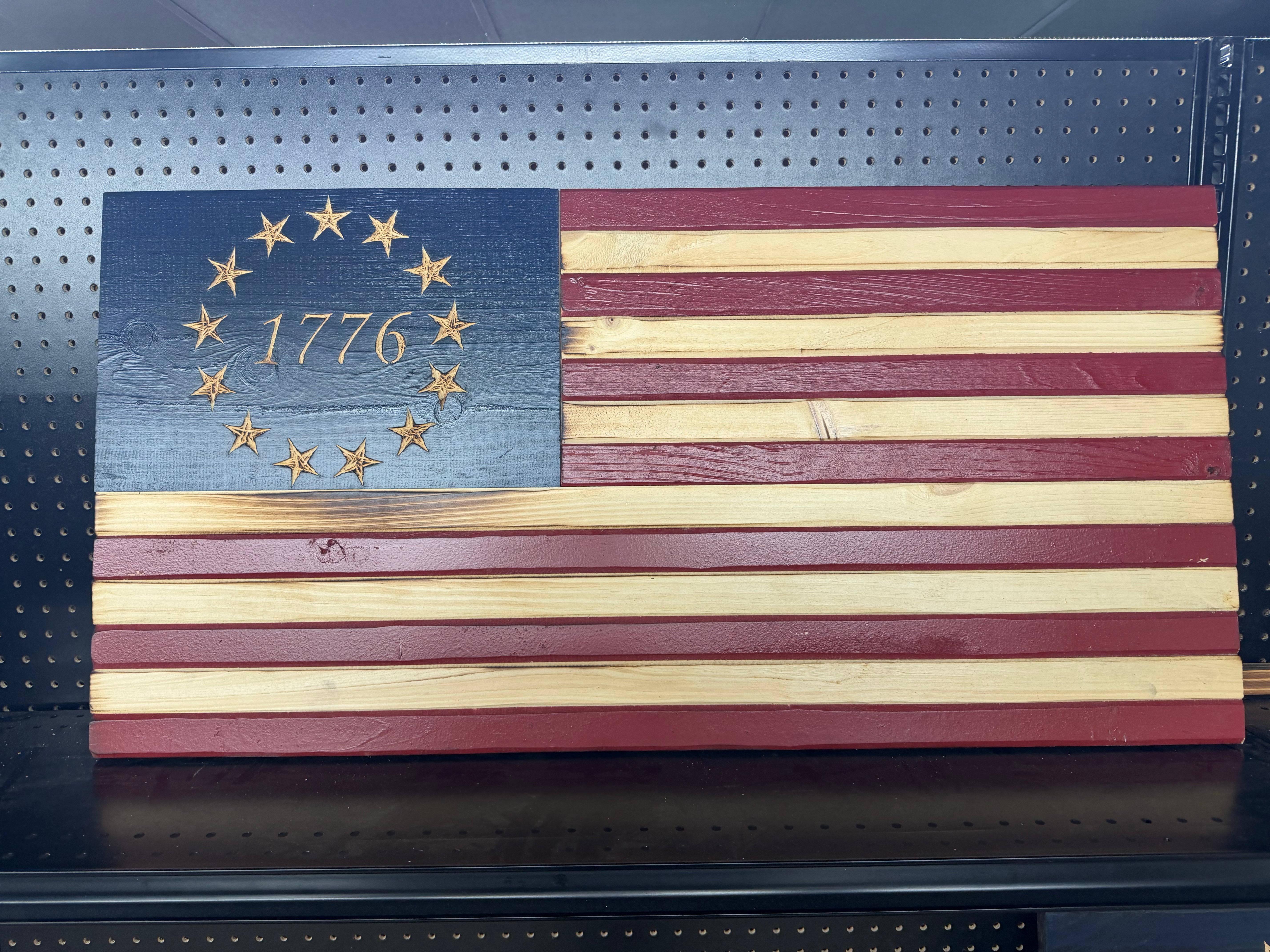 Medium 38x19 1776 //  Imperfections and or Damage See image for details / read description EXPEDITE 421