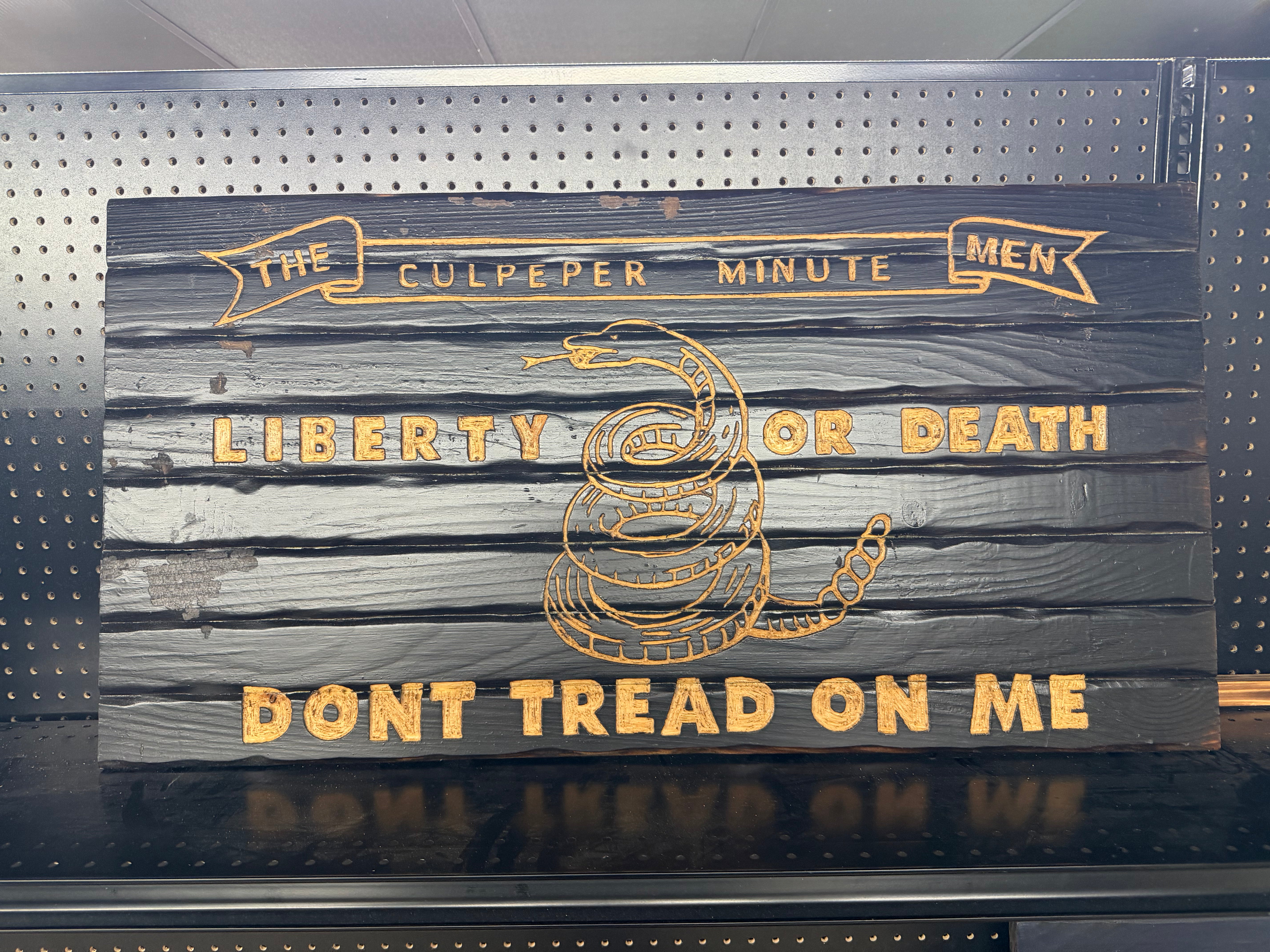 Medium 38x19 Liberty Or Death //  Imperfections and or Damage See image for details / read description EXPEDITE 456