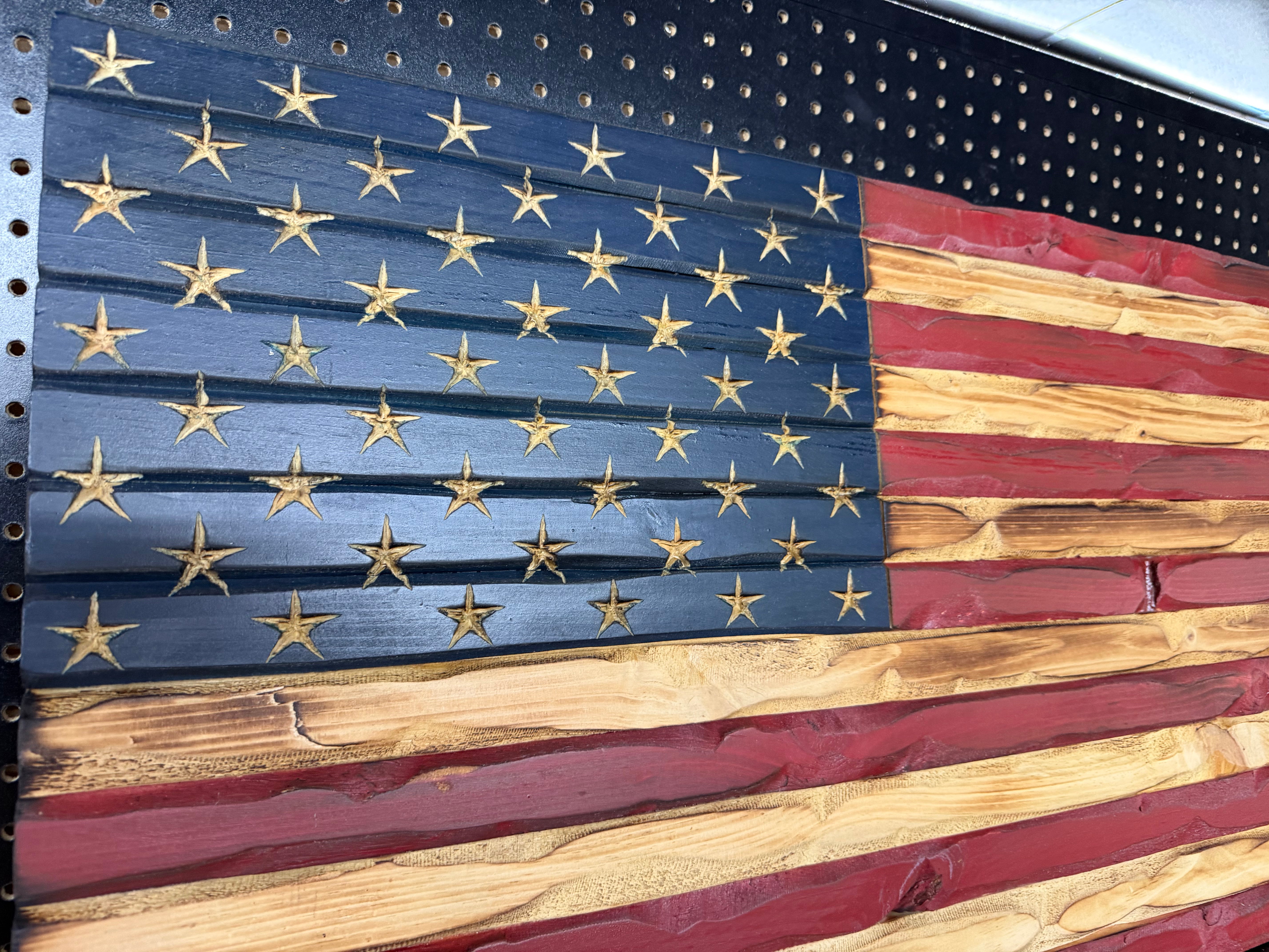 Medium 38x19 Rustic Glory //  Imperfections and or Damage See image for details / read description EXPEDITE 673