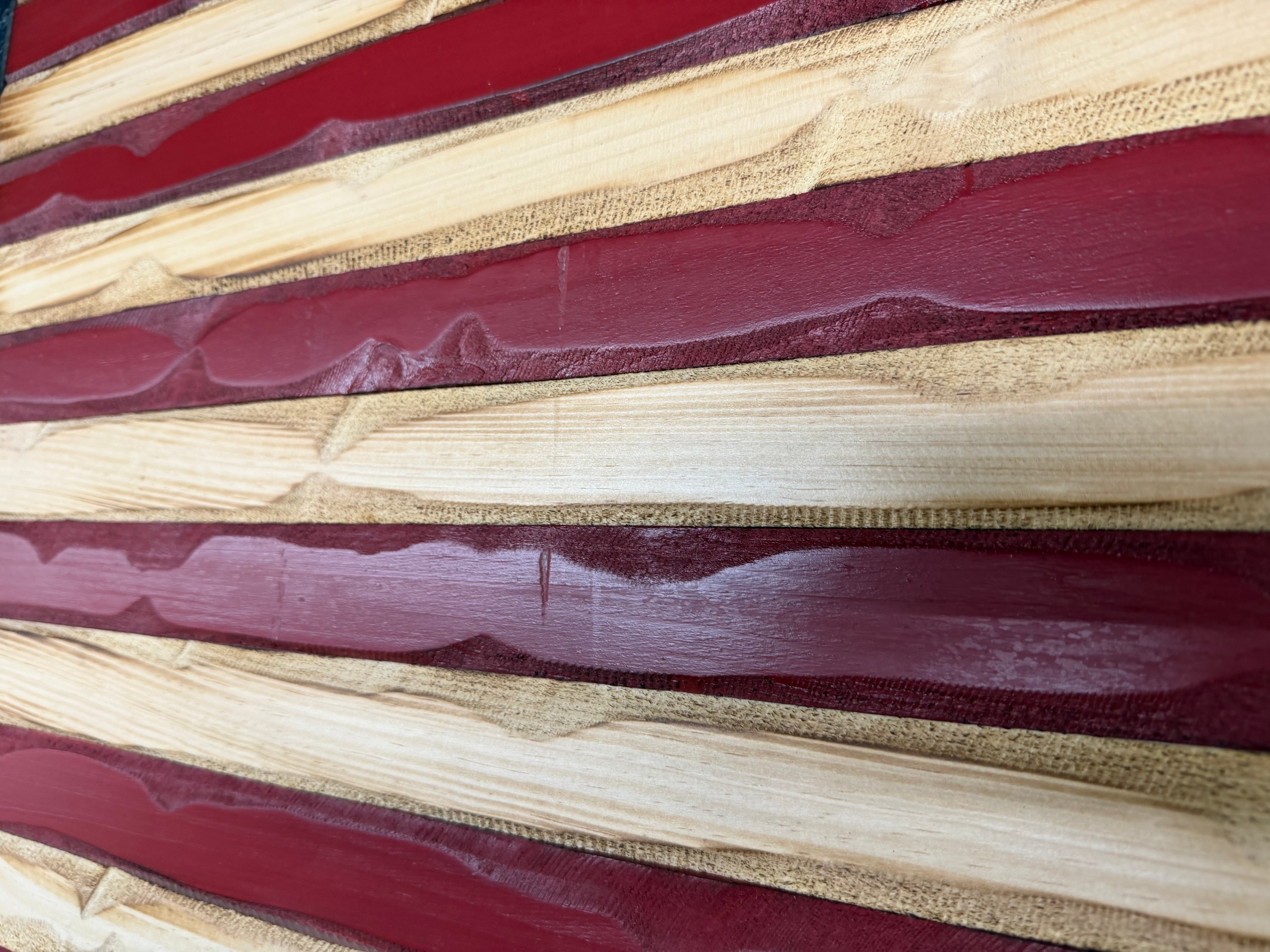 Large 46"x24" Rustic Glory //  Imperfections and or Damage See image for details / read description EXPEDITE 8231
