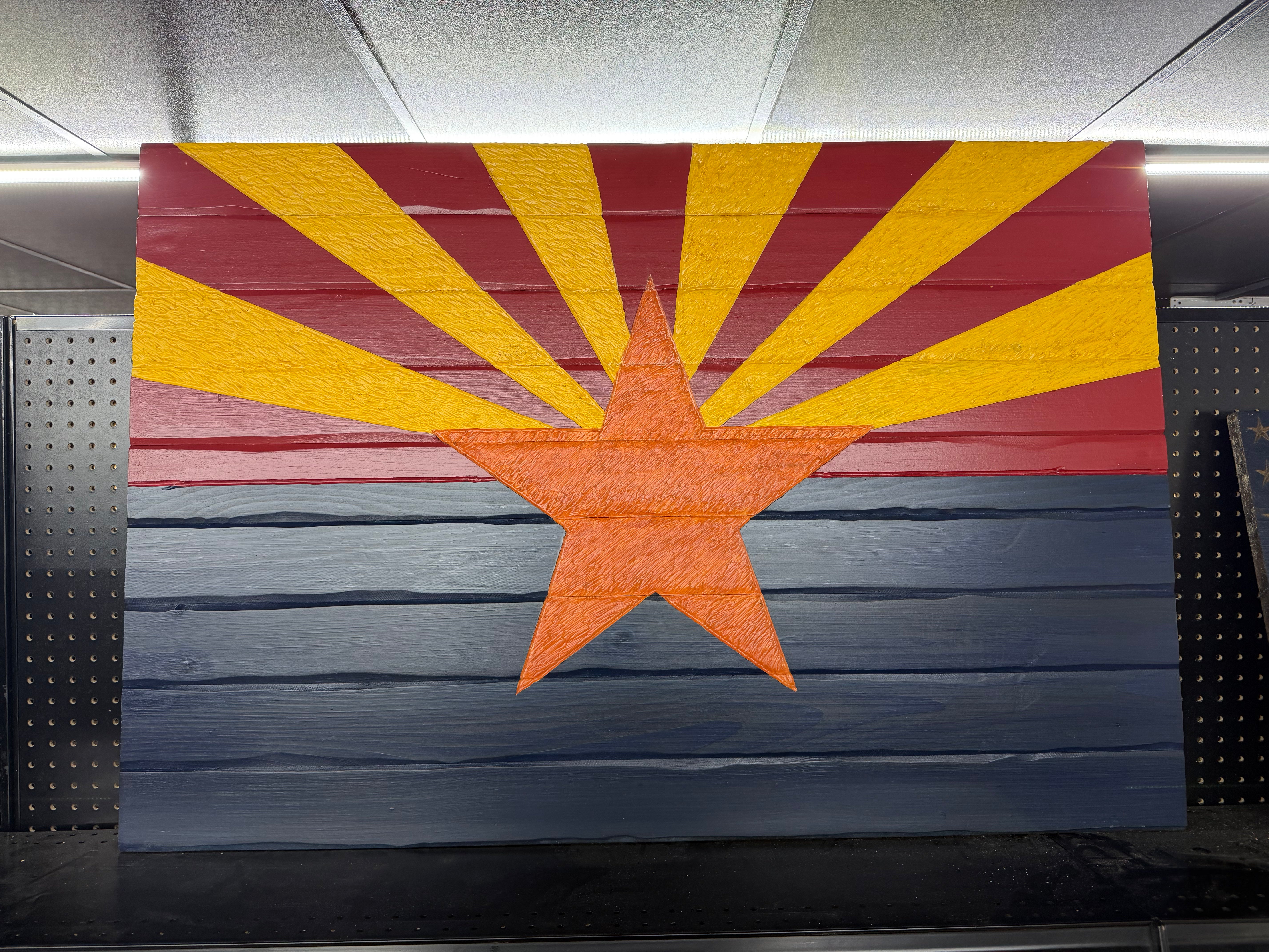 Large 47"x32" Arizona //  Imperfections and or Damage See image for details / read description EXPEDITE 4567