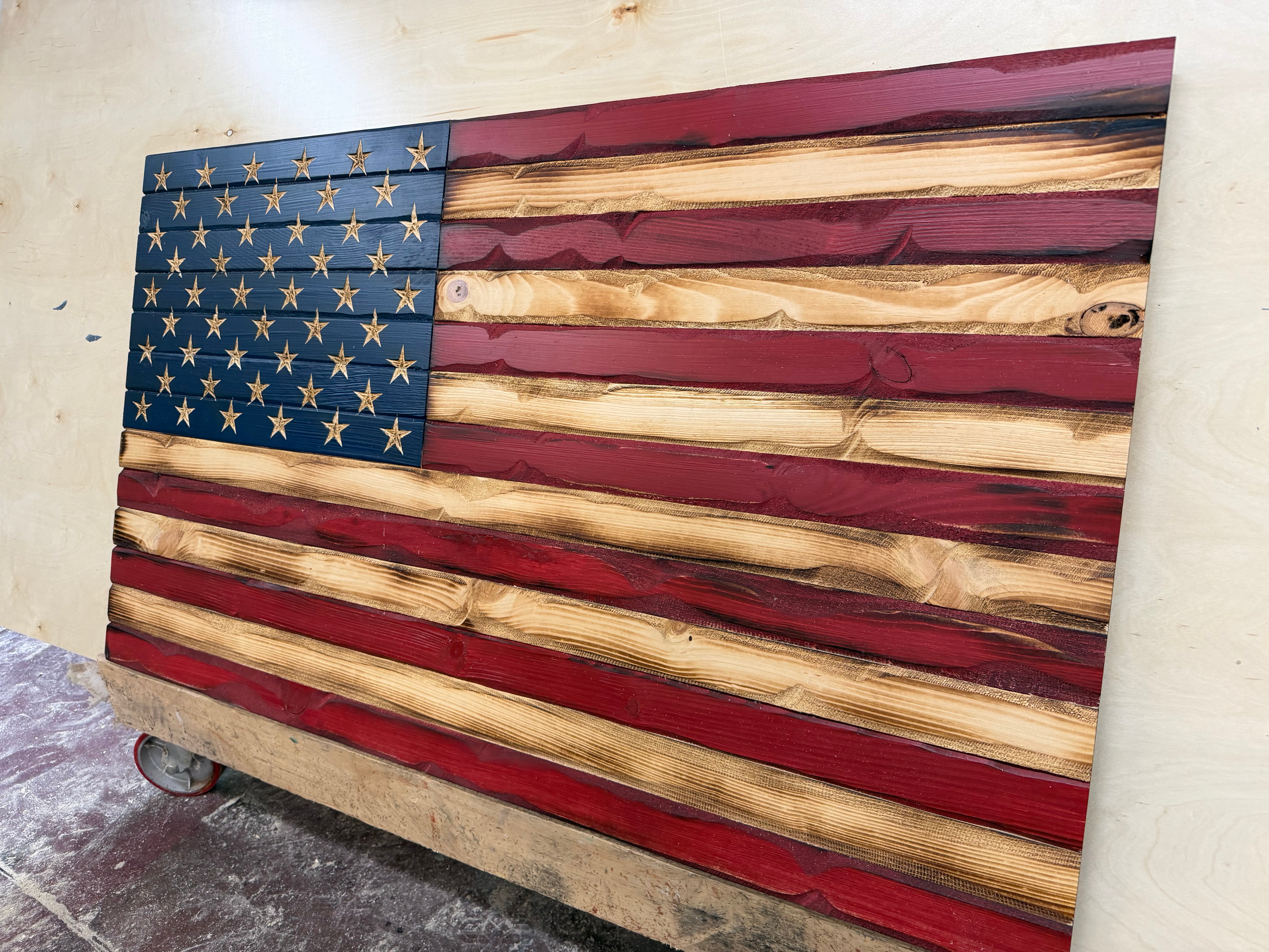 Colossal 55"x32" Weathered Rustic Glory //  Imperfections and or Damage See image for details / read description EXPEDITE 542