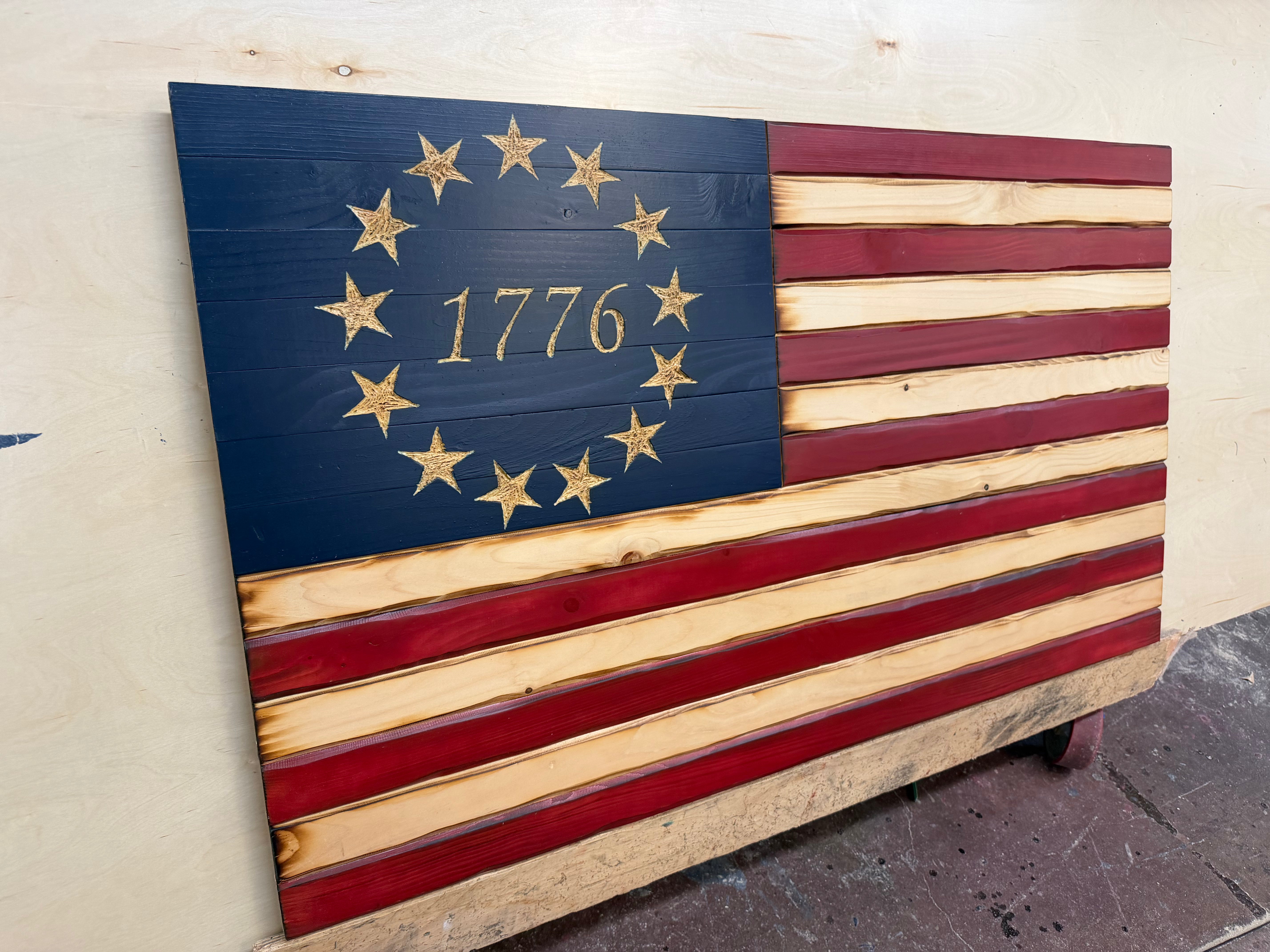 Colossal 55"x32" 1776 //  Imperfections and or Damage See image for details / read description EXPEDITE 745