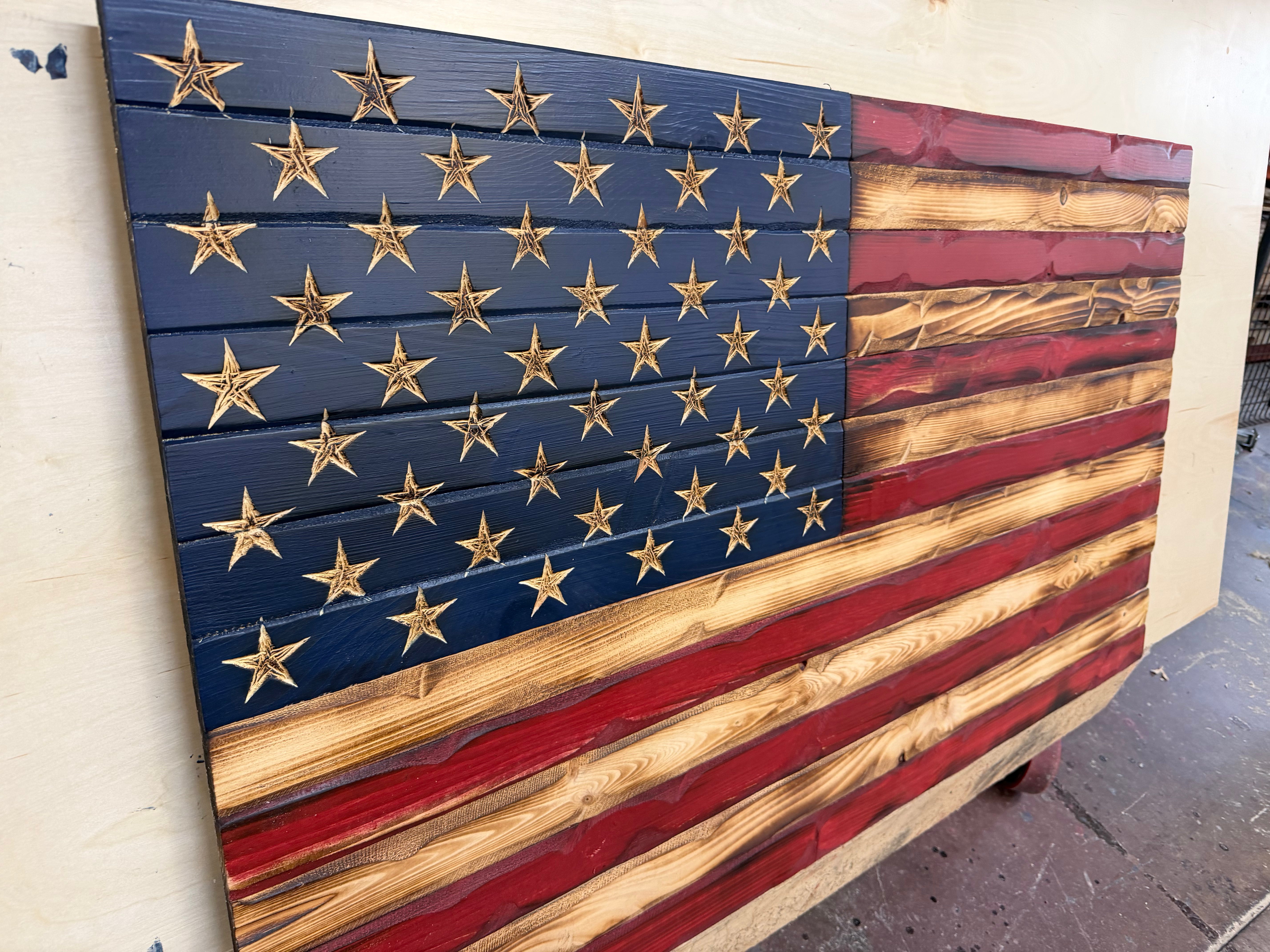 Colossal 55"x32"Weathered Rustic Glory //  Imperfections and or Damage See image for details / read description EXPEDITE 9312