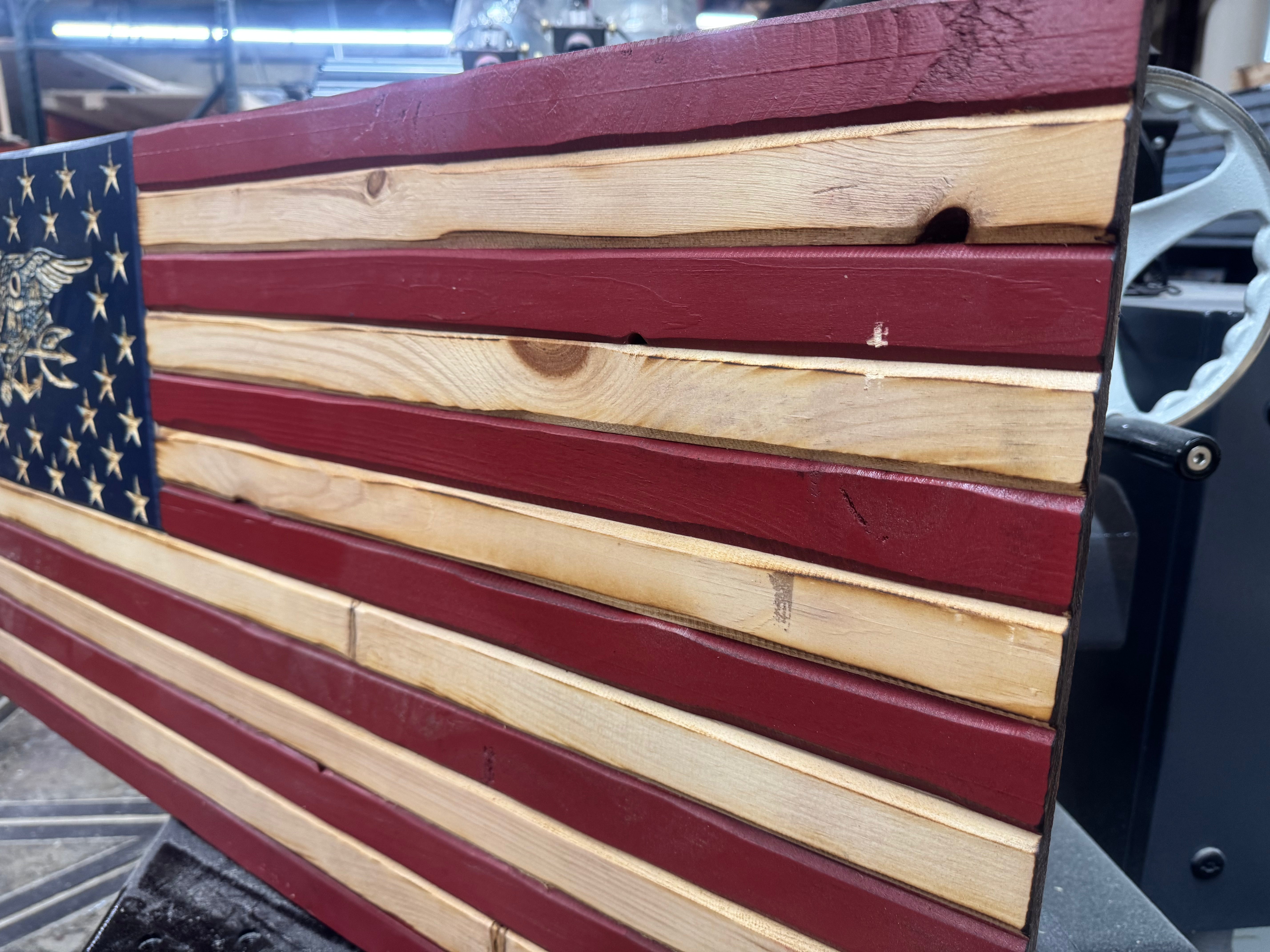 Medium 38x19 Navy Seal //  Imperfections and or Damage See image for details / read description EXPEDITE 3245