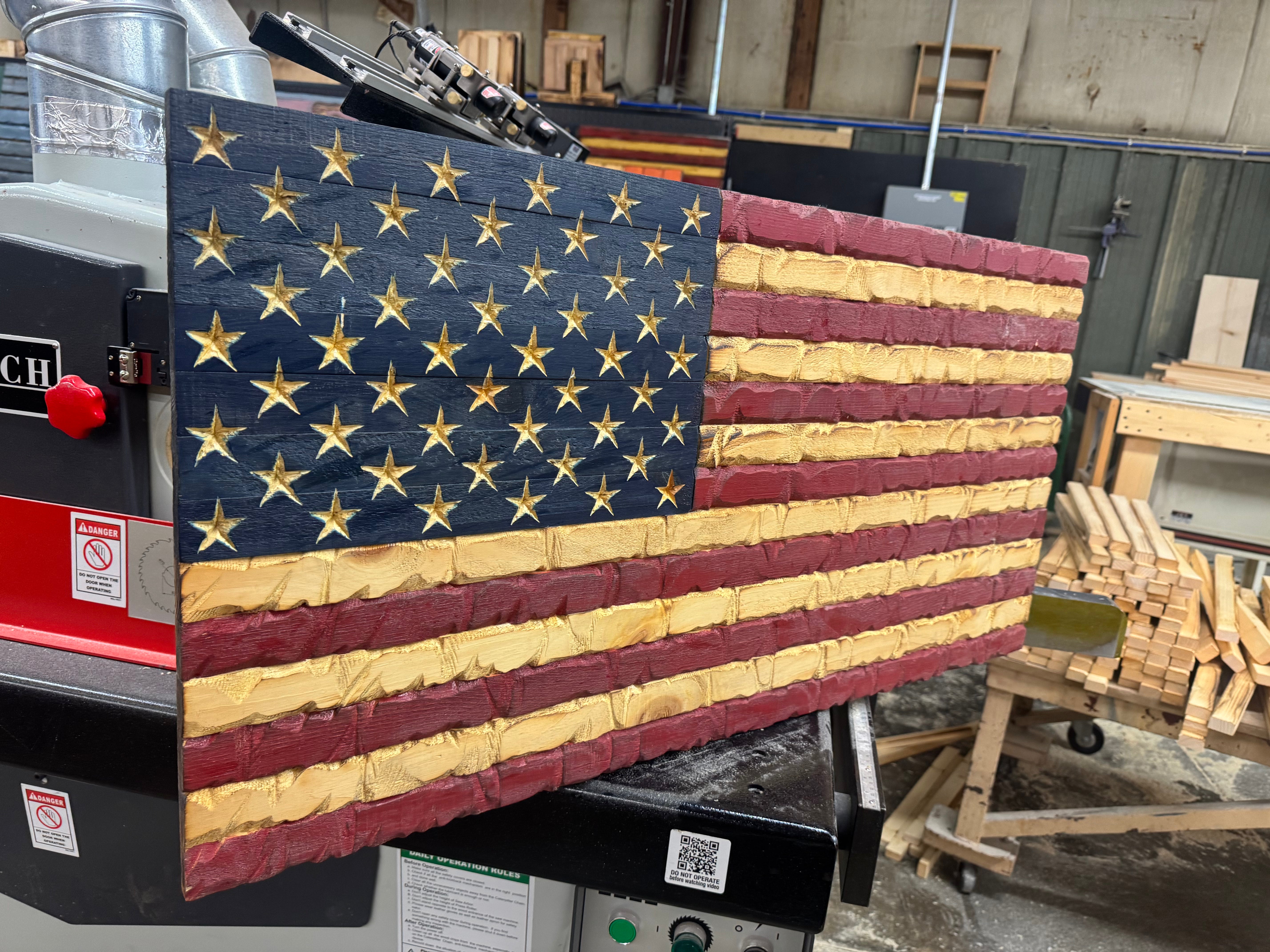 Medium 38x19 Rustic Glory  //  Imperfections and or Damage See image for details / read description EXPEDITE 7785