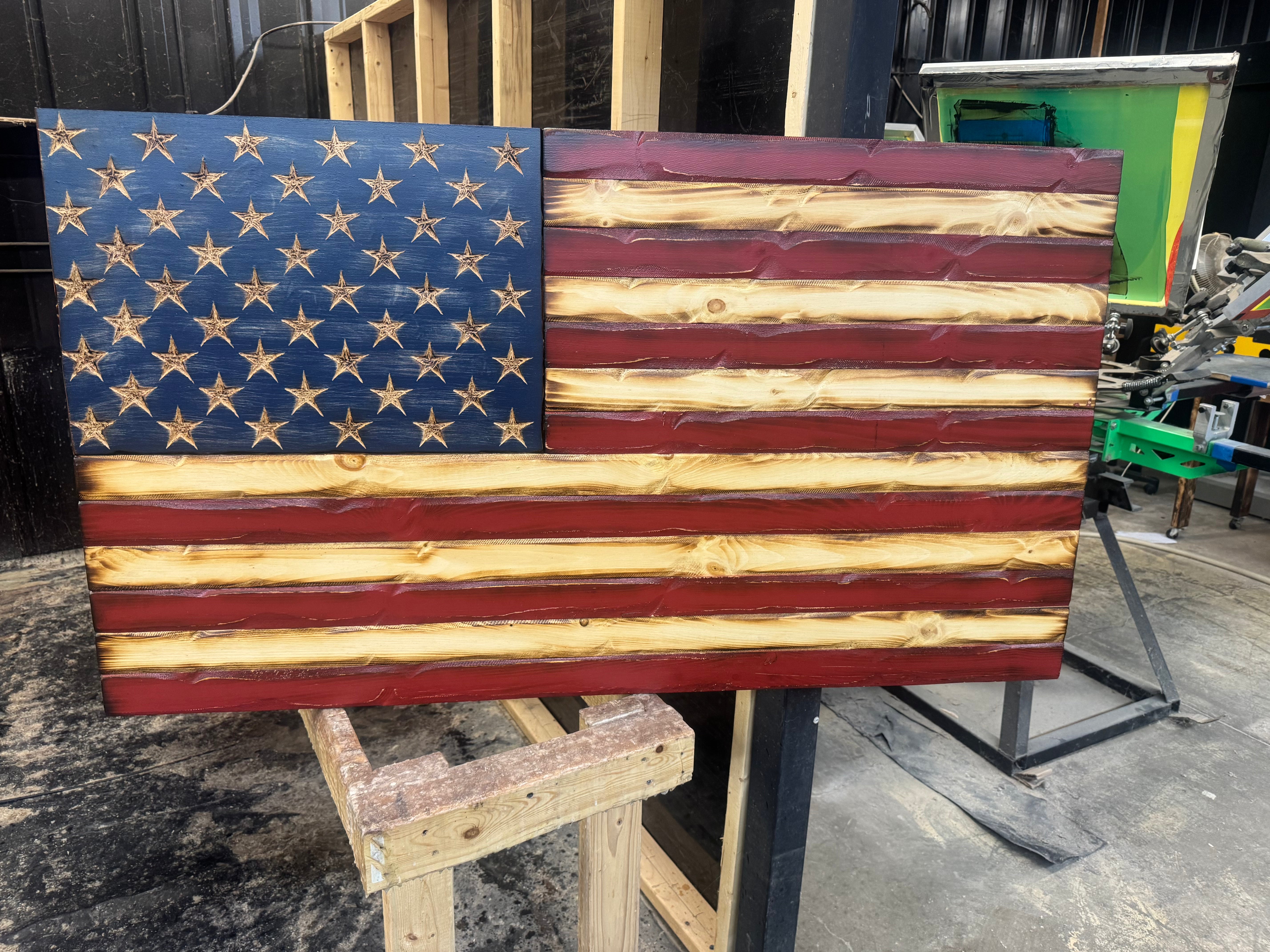 Colossal 56x32 Weathered Rustic Glory  //  Read description EXPEDITE 7847