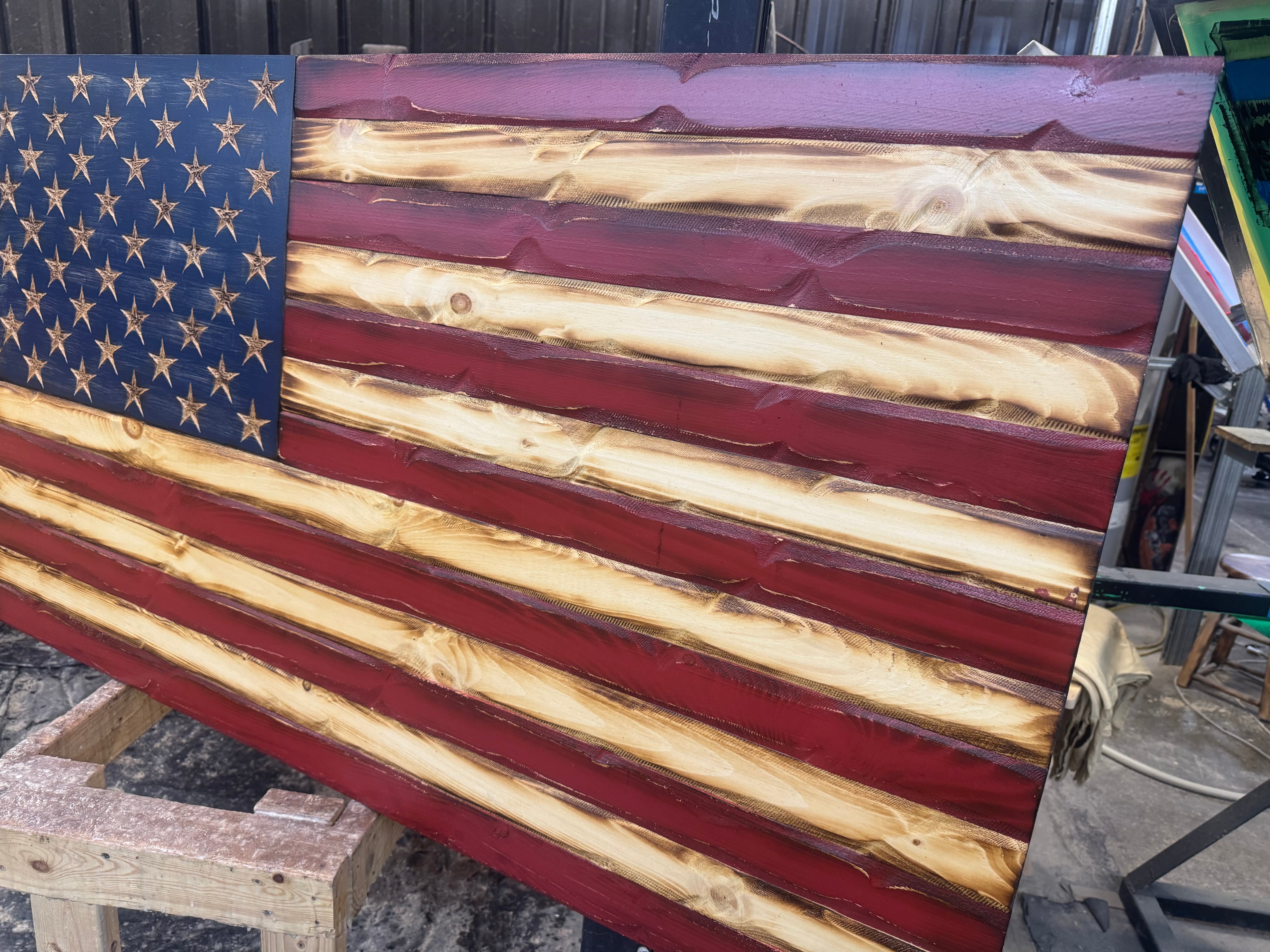 Colossal 56x32 Weathered Rustic Glory  //  Read description EXPEDITE 7847