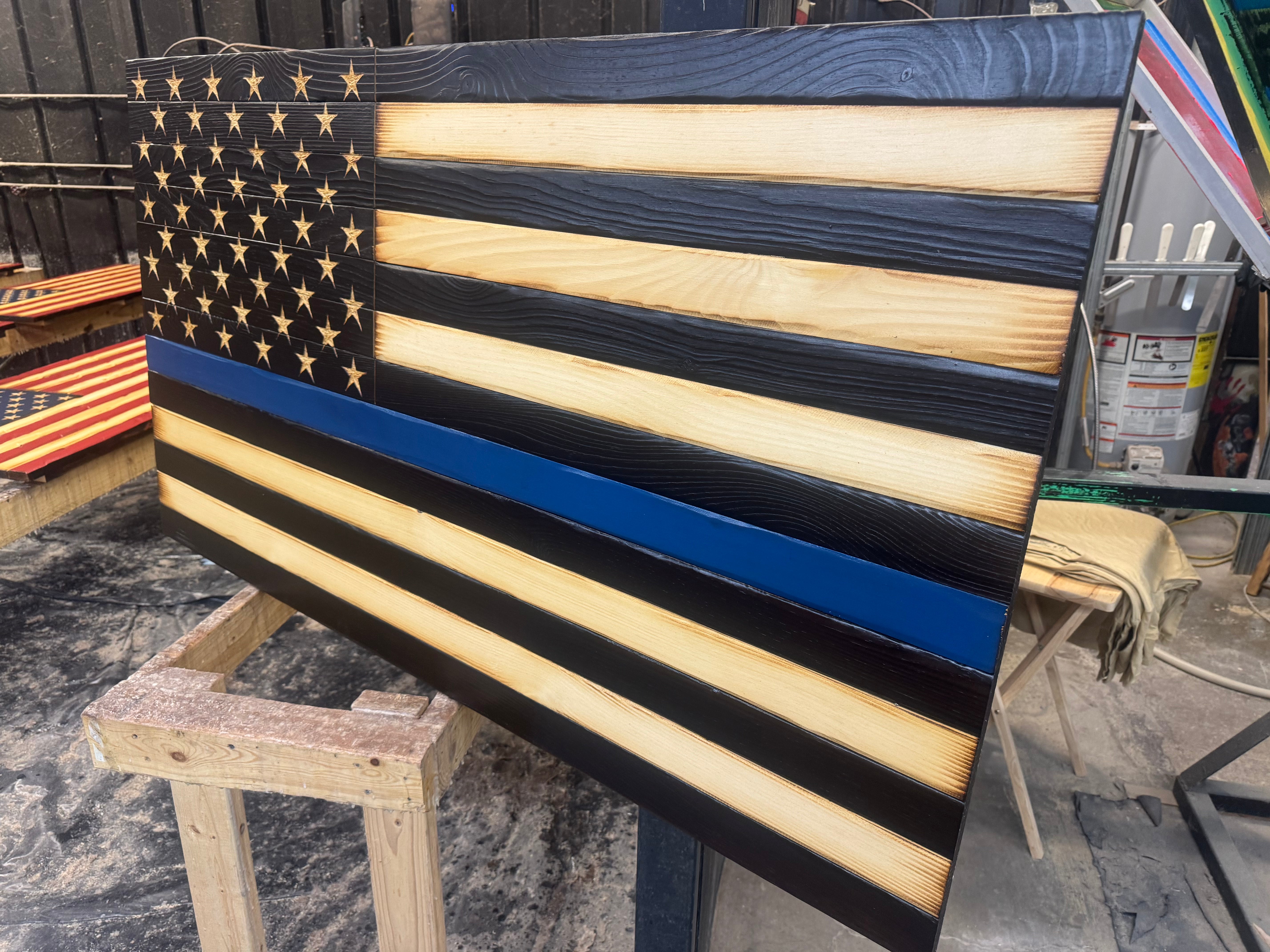 Colossal 56x32 Thin Blue Line  //  Read description EXPEDITE 7854