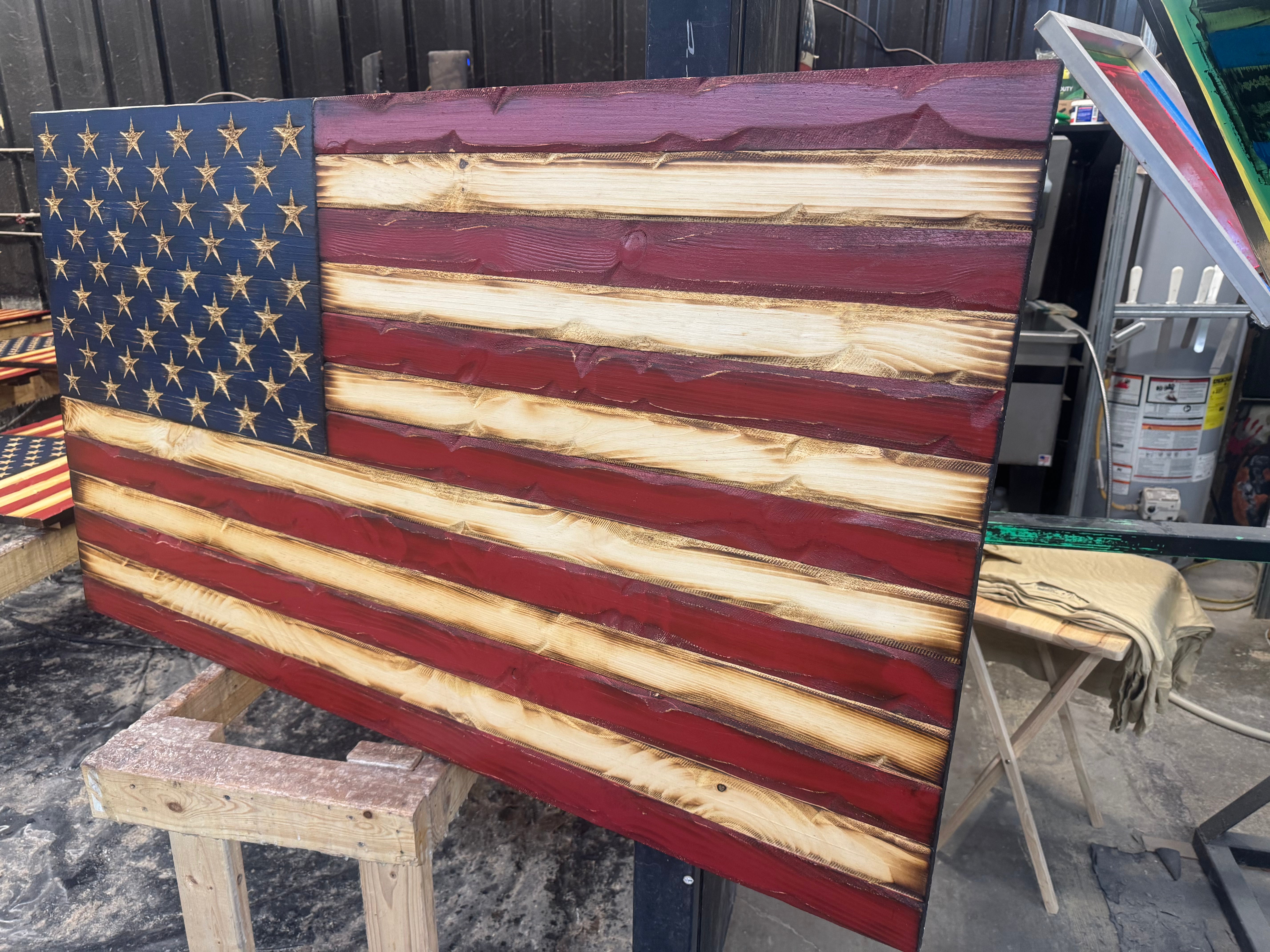 Colossal 56x32 Weathered Rustic Glory  //  Read description EXPEDITE 7858
